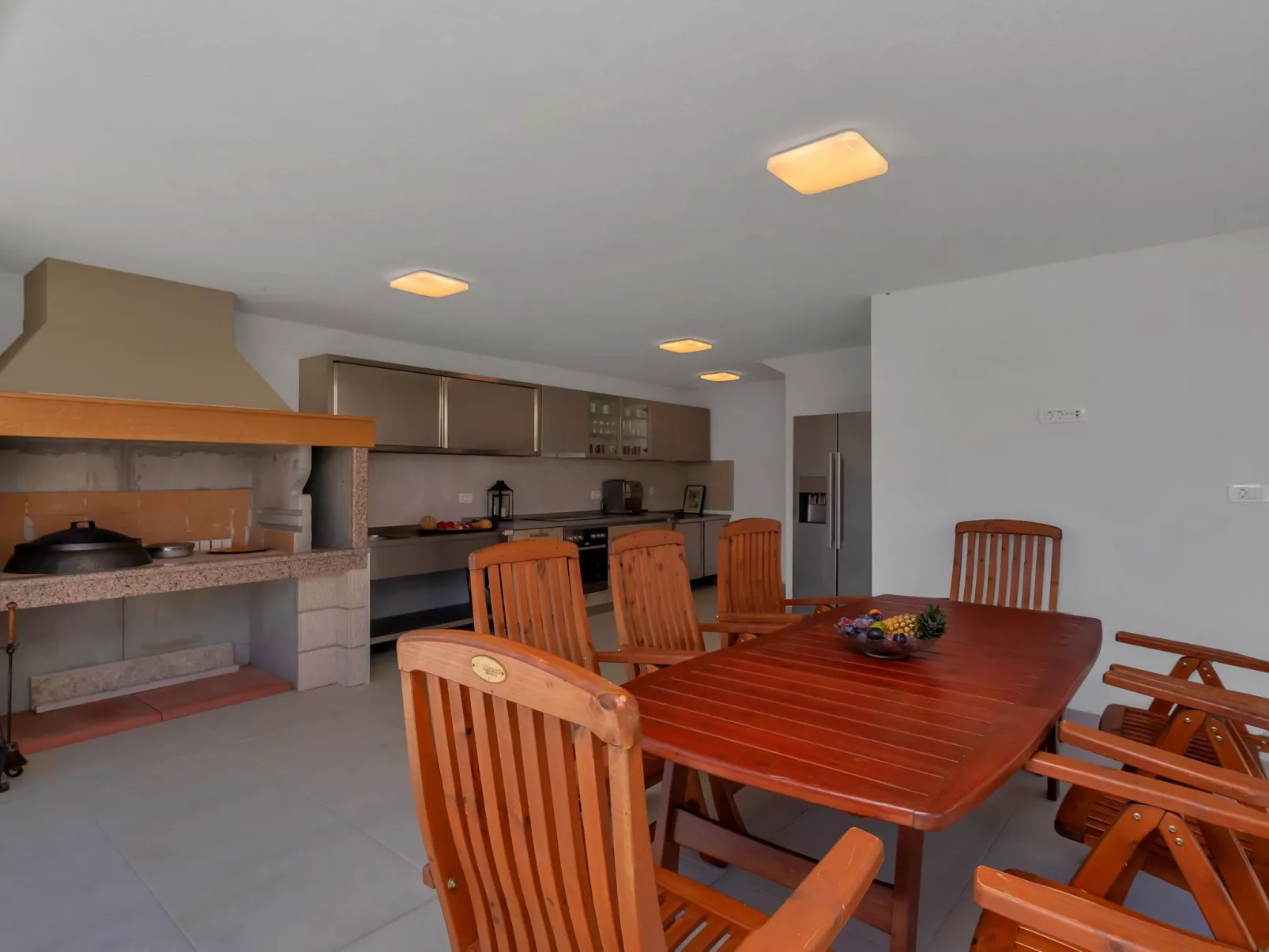 Villa mit Panorama-Dedans