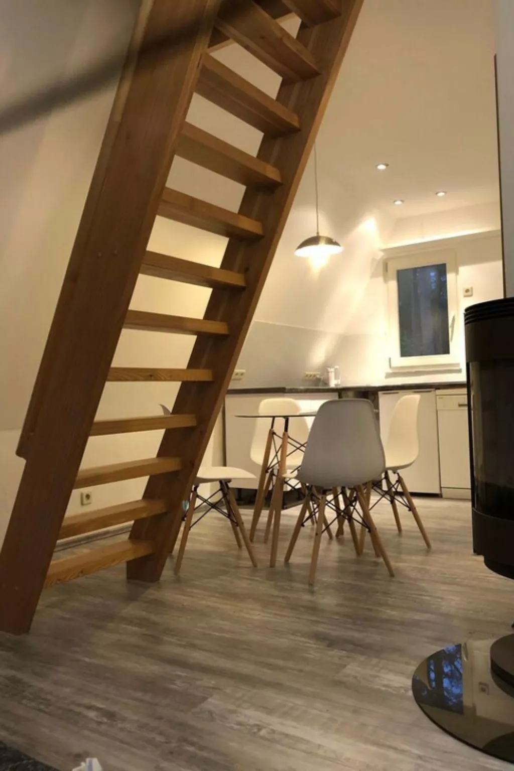 Reetdach Ferienhaus am Lübbesee Sauna Bootsteg neu-Inside