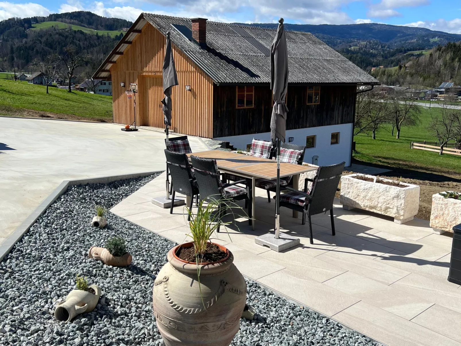 Komplett mit Freizeitstadel