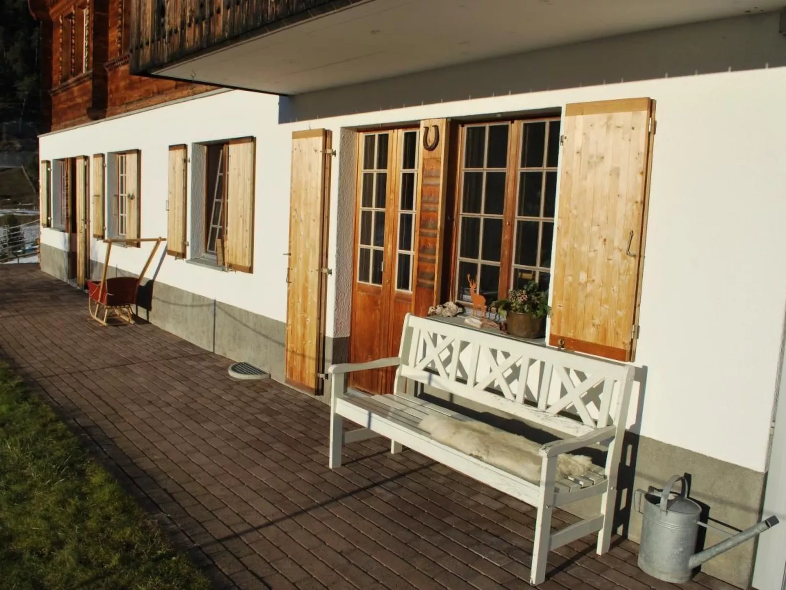 Blick auf herrliche Bergwelt