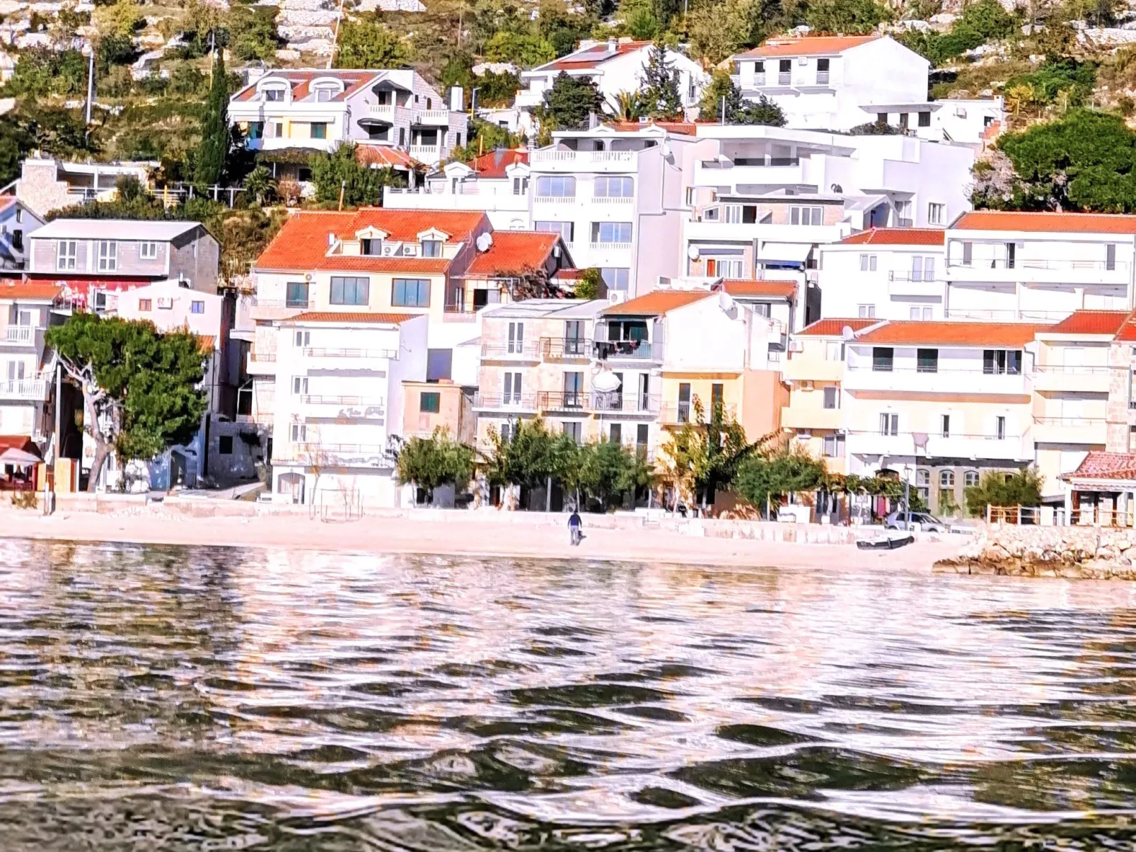 Wohnung in Drašnice mit Schönem Garten-Outside