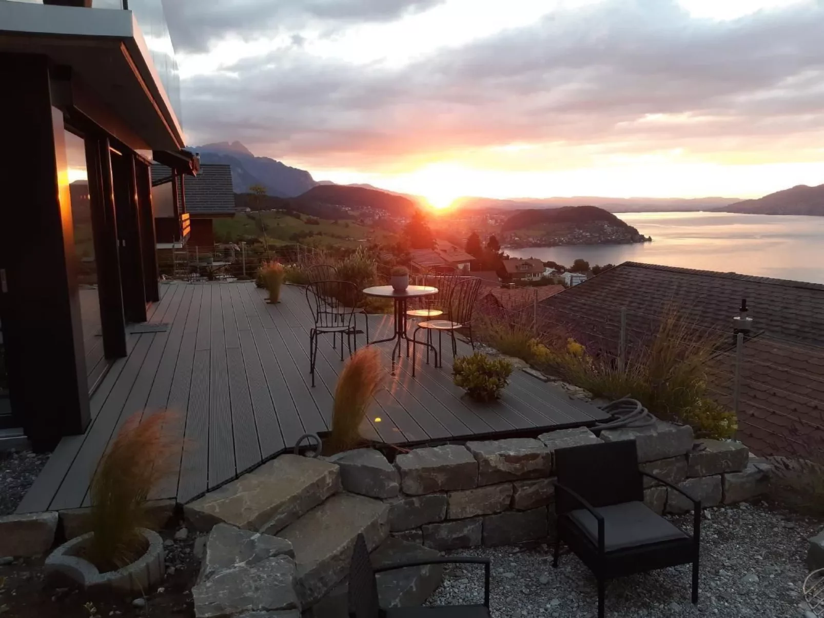 Gemütliche Apartment-Dehors