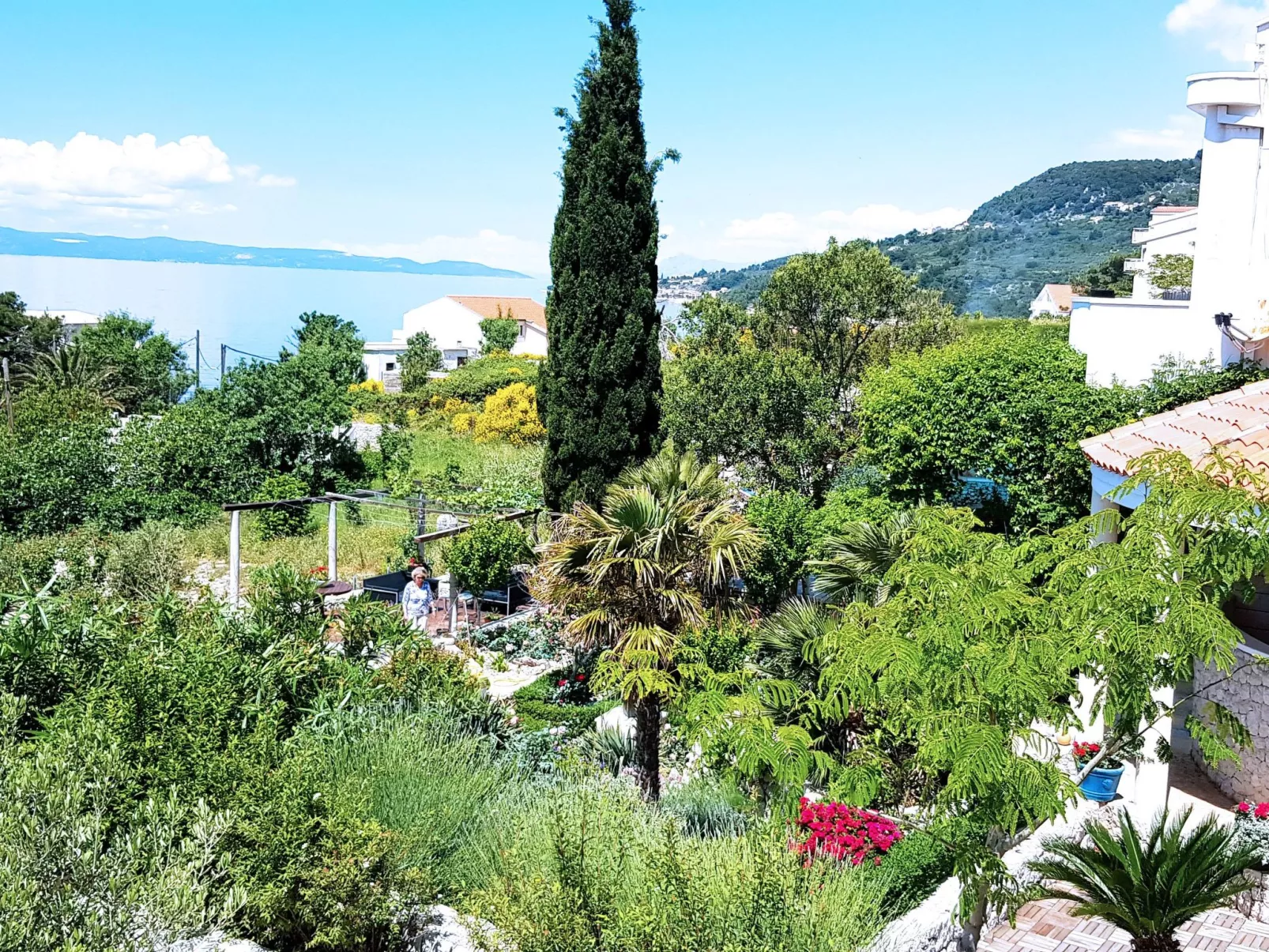 Tolle Wohnung in Drašnice mit Schönem Garten-Outside