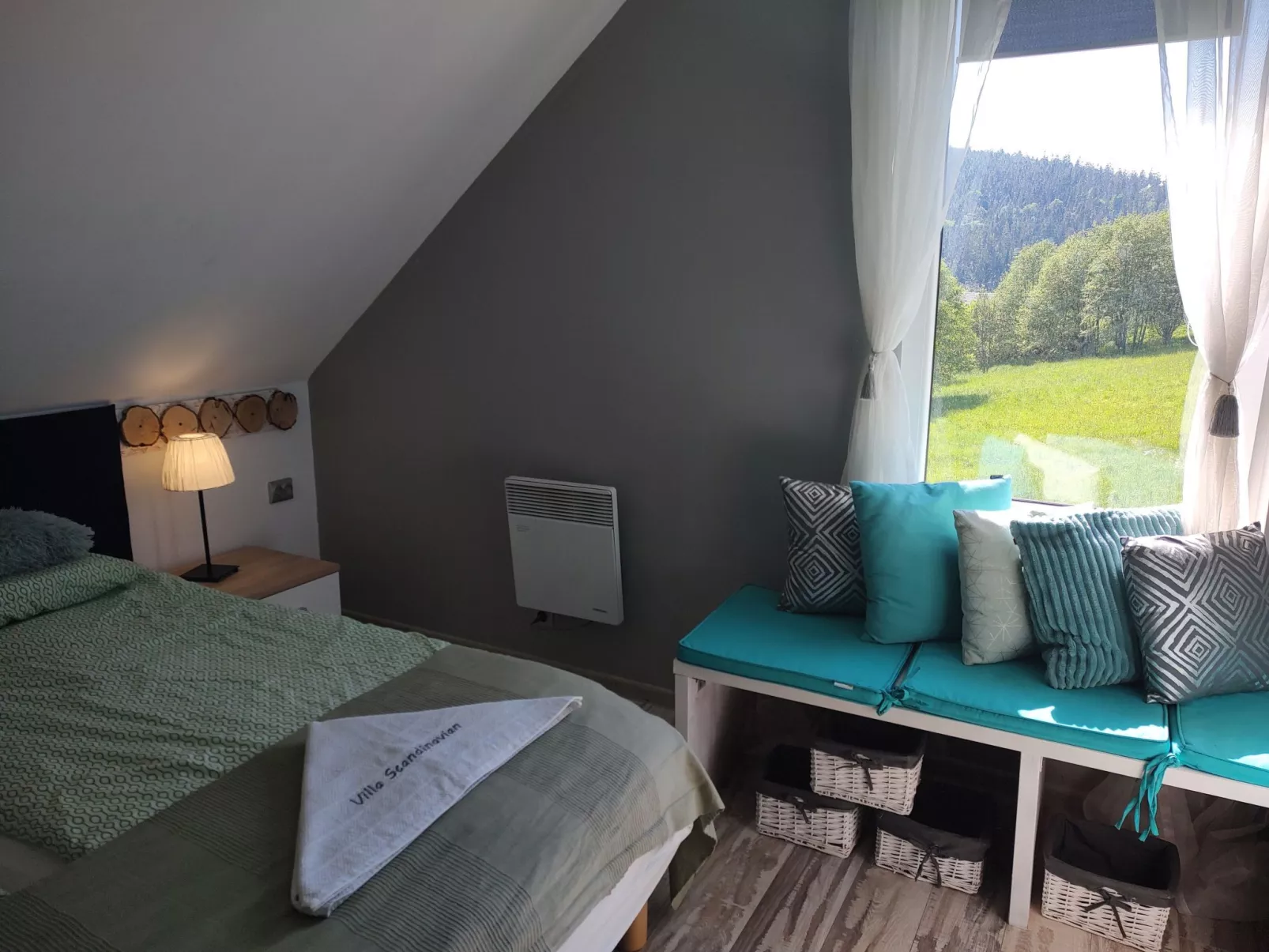 Modernes Ferienhaus in Kiczora mit Großem Garten - Drinnen