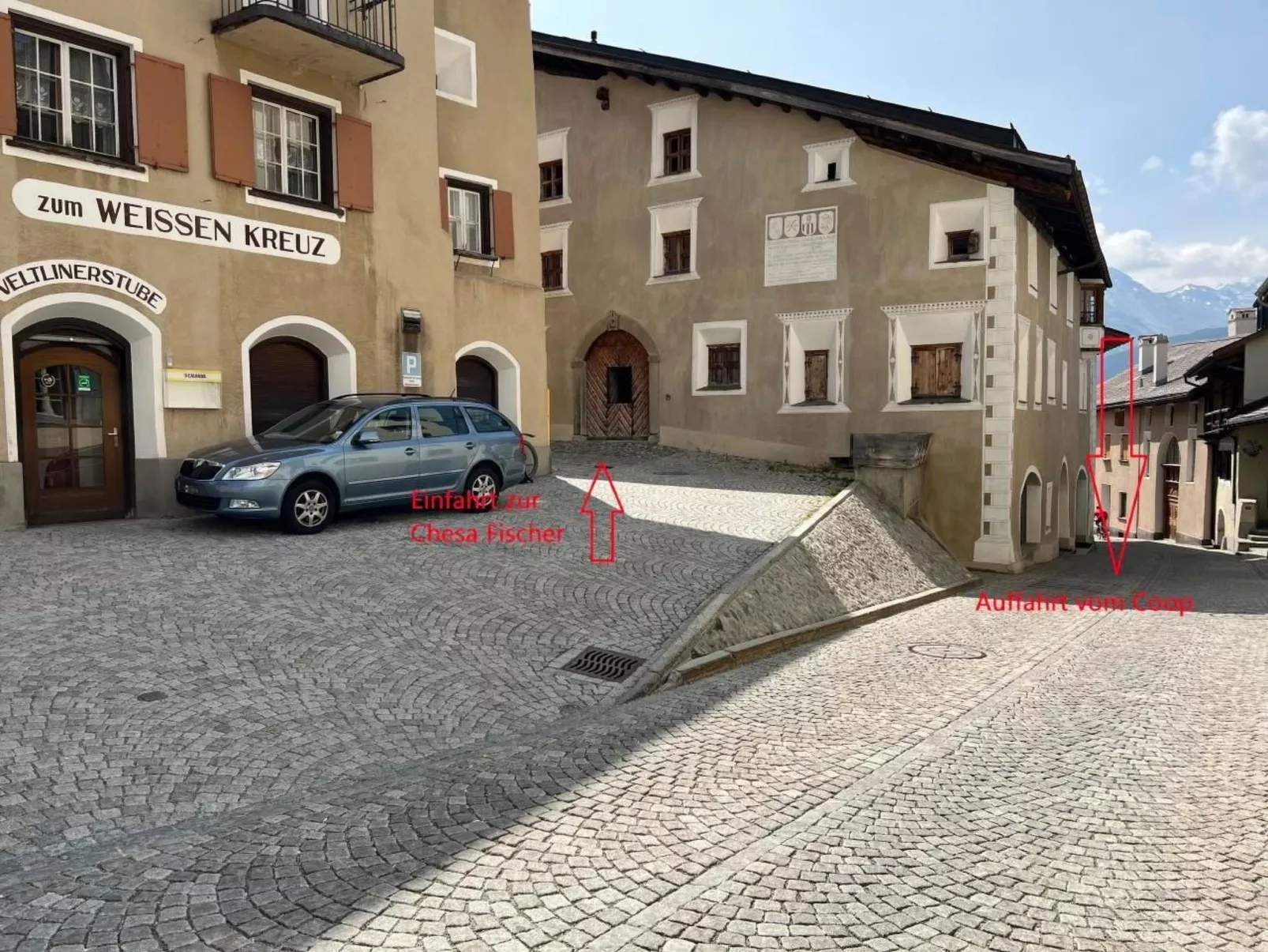 Chesa Fischer / Wohnung Palü / ÖV-Inklusive-Draußen