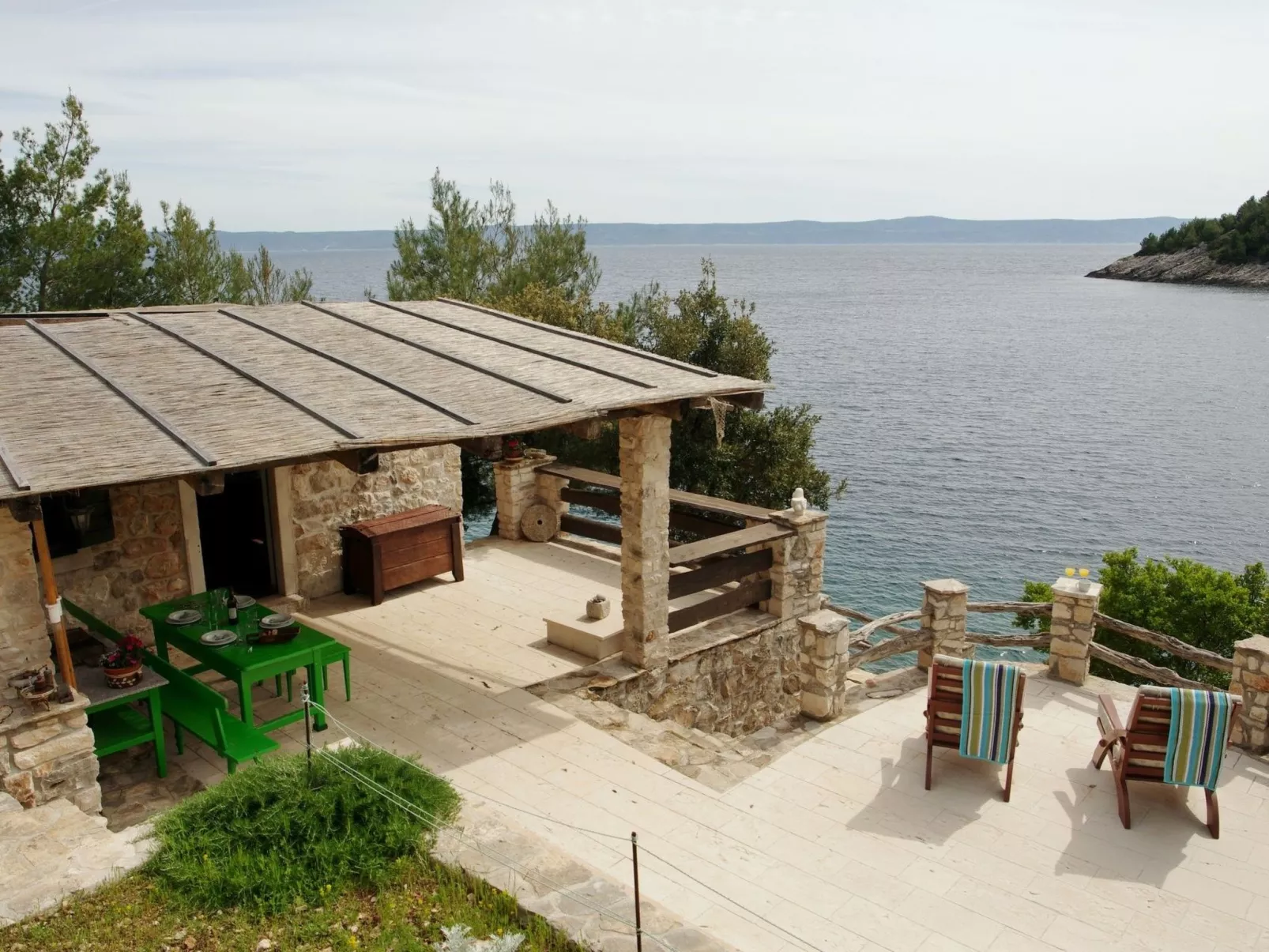 In Selca mit Garten, Terrasse und Grill-Draußen
