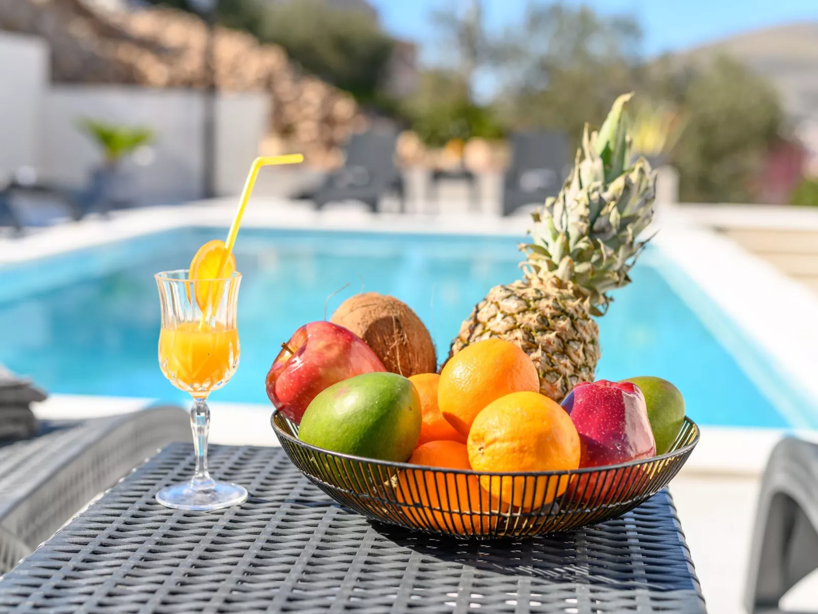 Luxuriöse Ferienvilla mit privatem Pool-Dehors