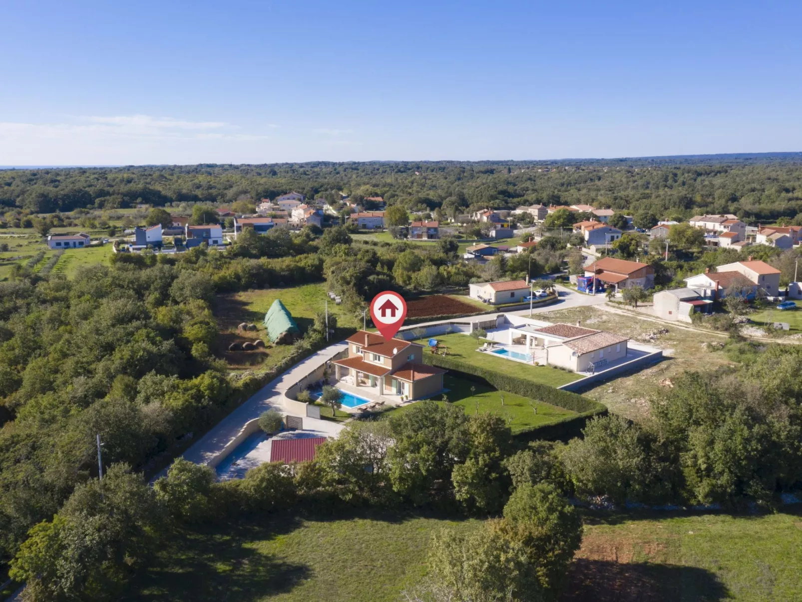 "Villa Matea" mit privatem Pool-Draußen