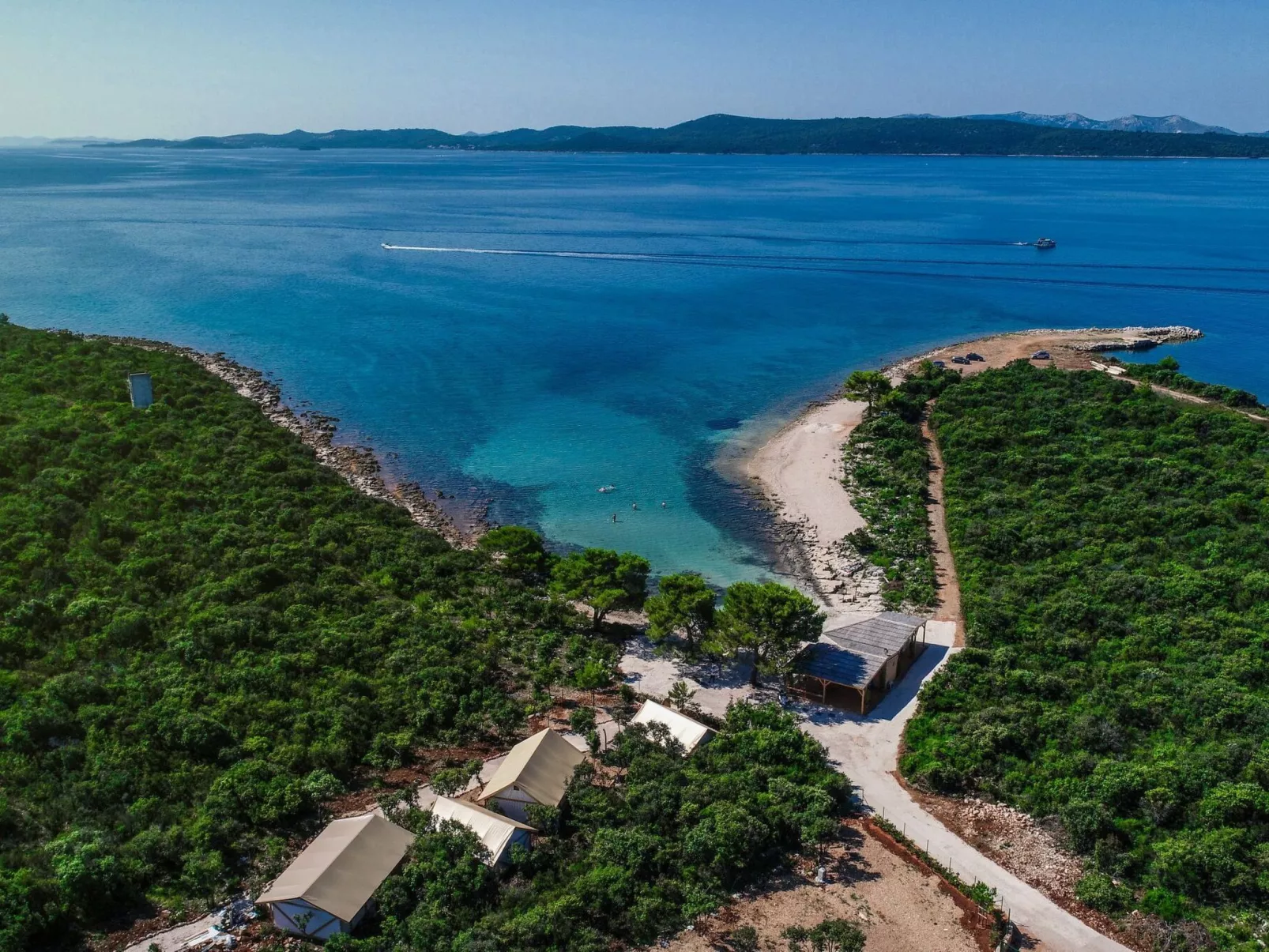 Mobilheim direkt am Strand-Outside