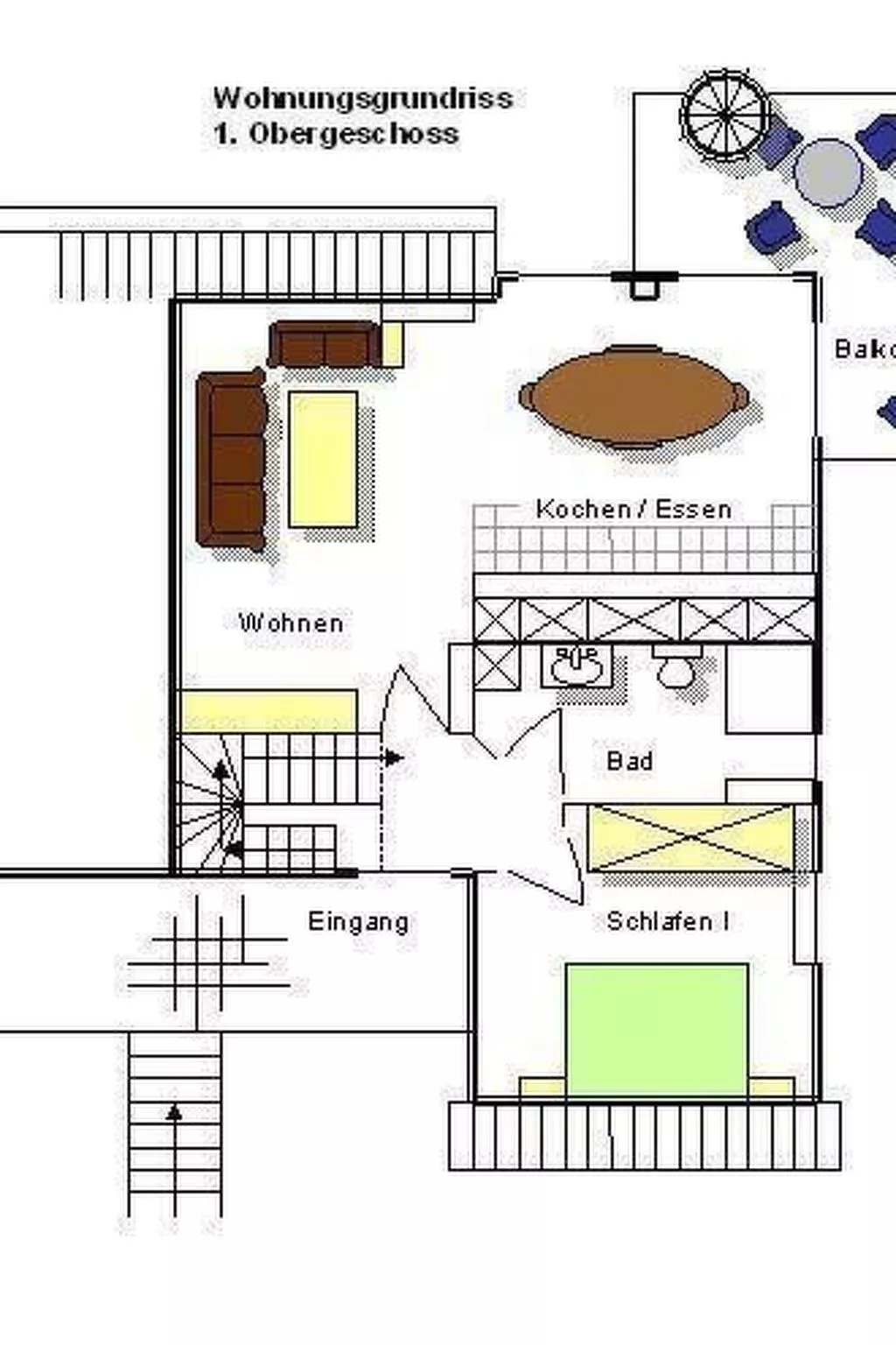 Moderne Ferienwohnung mit Balkon in Strandnähe-Drinnen