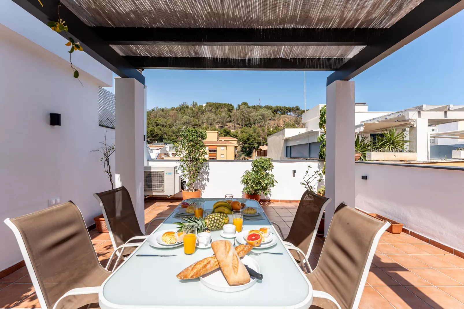 CT 252 - Faro's Malaga Citylights - Amazing Roof Terrace-Terrace balcony