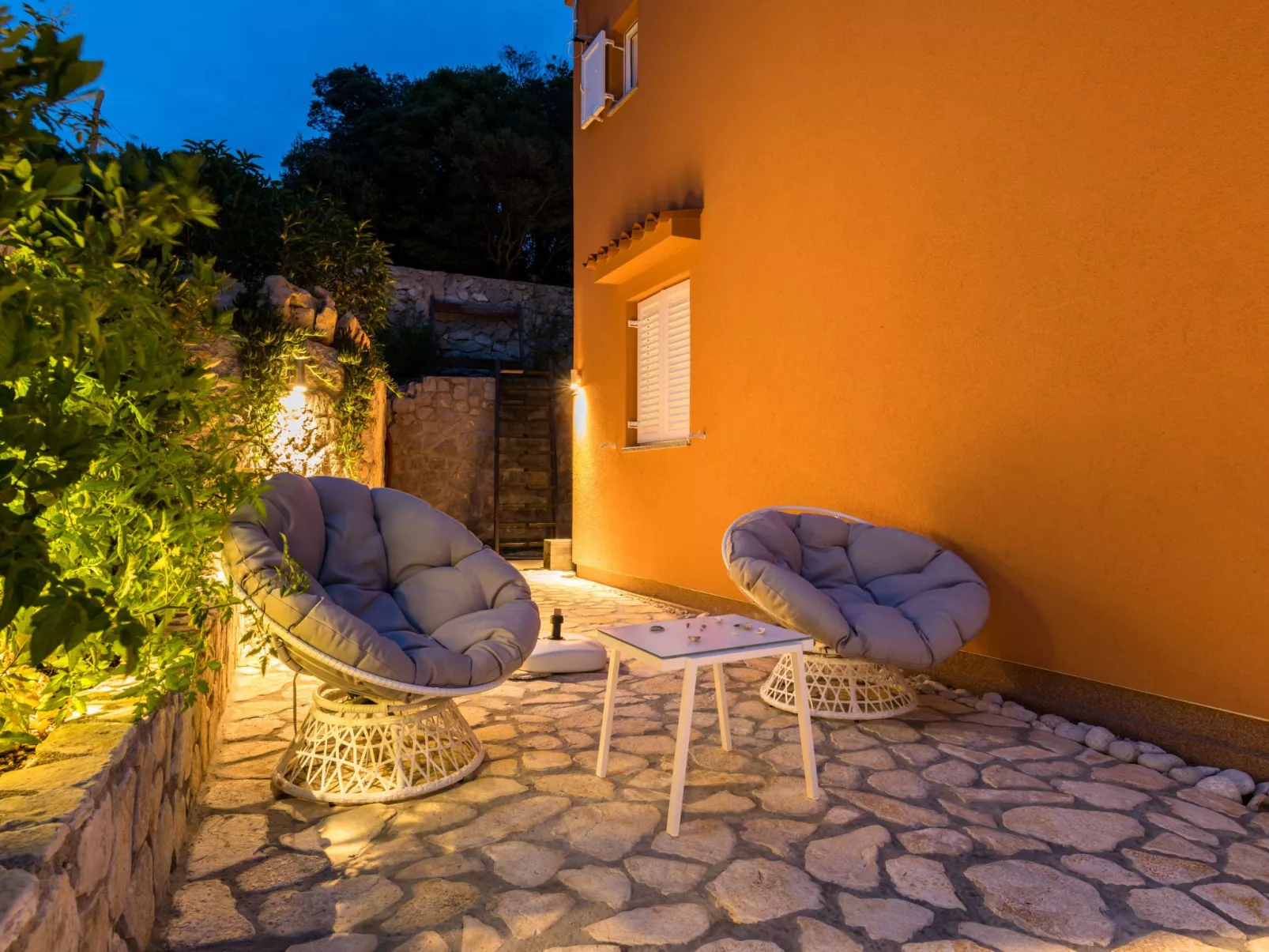 Exklusive und stilvolle Meerblick-Inselvilla-Outside