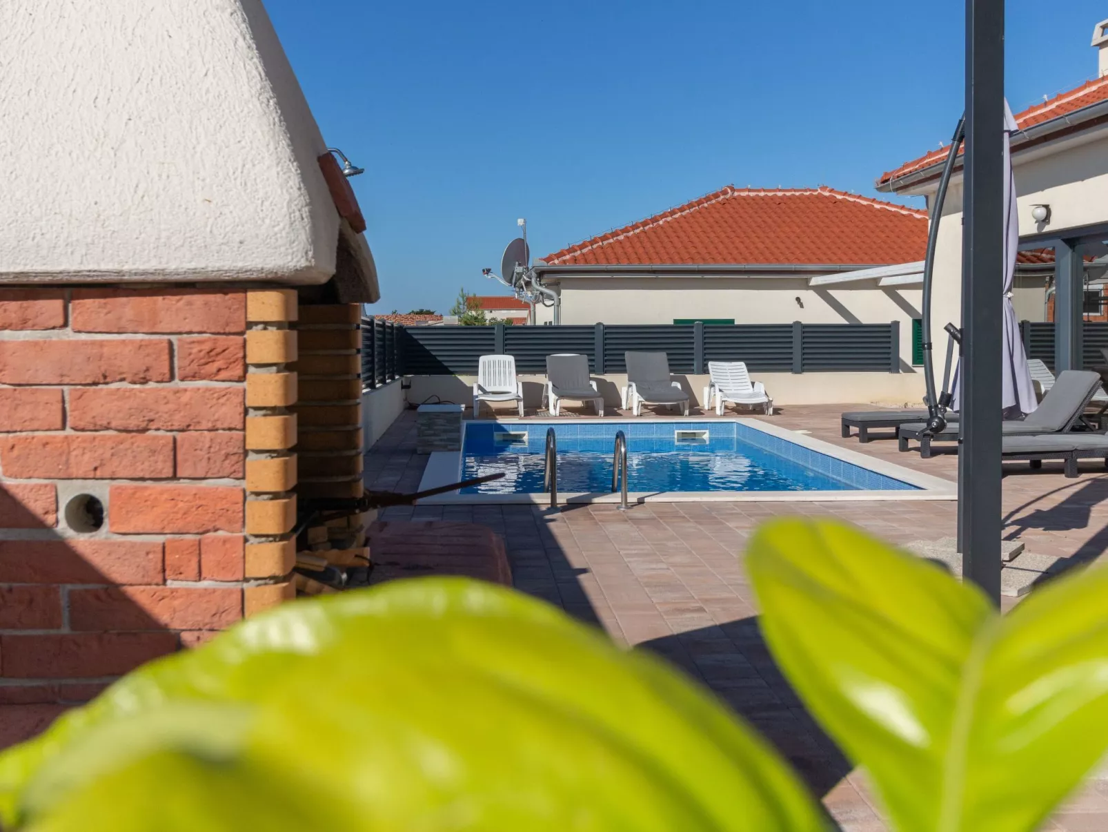 Villa in Vrsi 01 mit beheiztem Pool - TA Leut Agency-Dehors