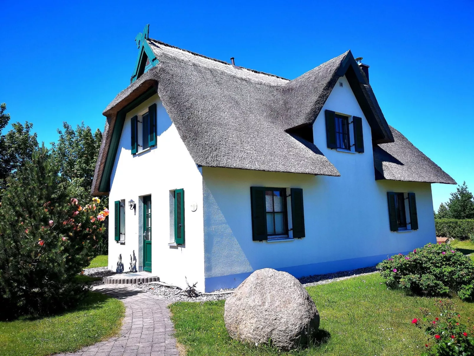 Reethaus Vera am Meer mit Sauna und Kamin-Dehors