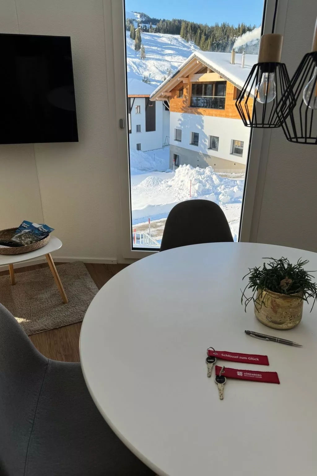 Moderne Ferienwohnung HEIMATLI mit 1 Schlafzimmer-Dedans