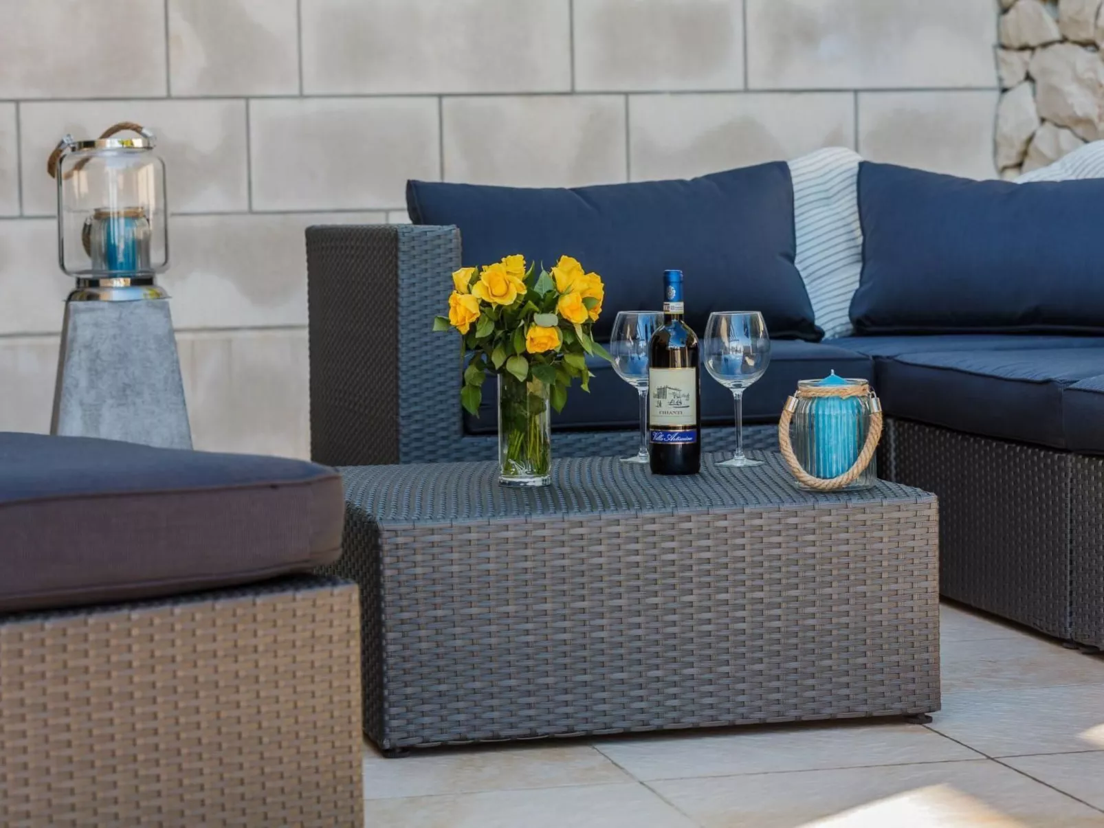 Ferienvilla "Osibova" mit Blick auf das Wasser-Dedans