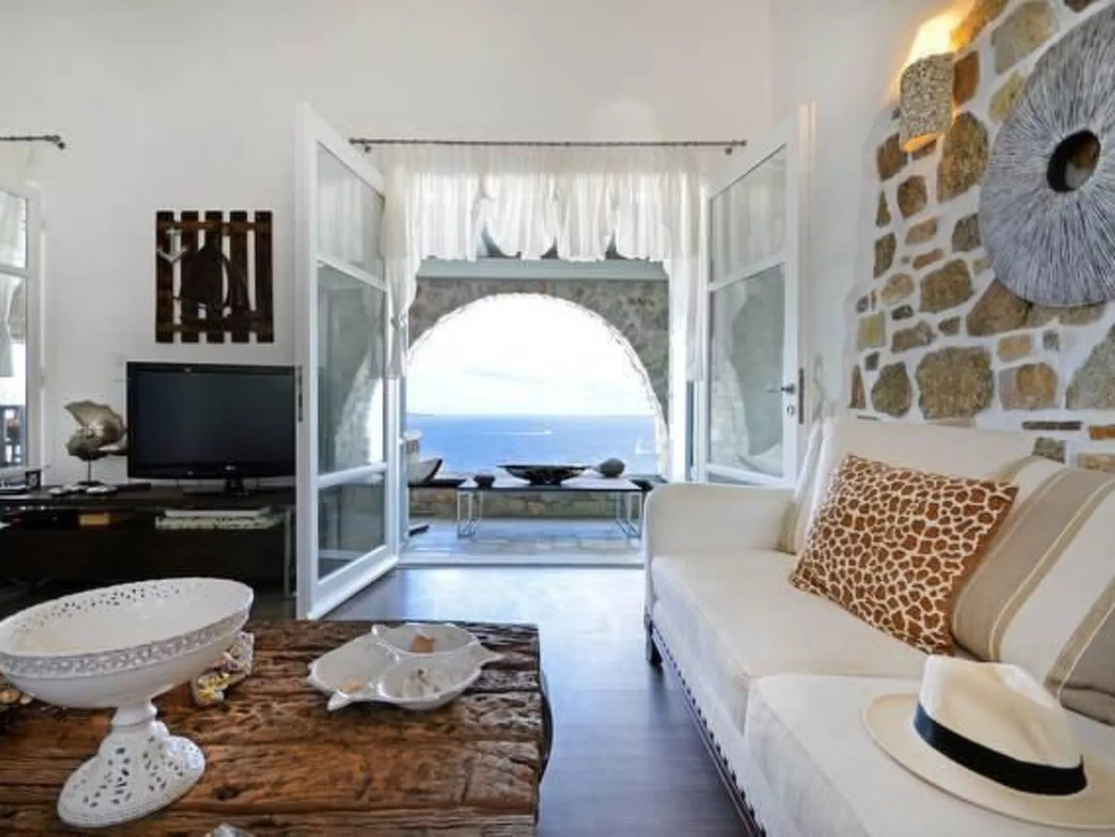 "Calypso Sunset" mit Terrasse-Dedans