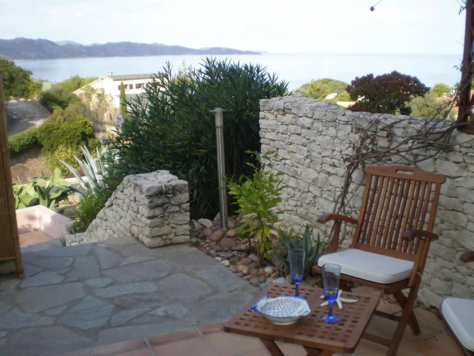 Pont de bateau, Meerblick mit privatem Pool-Dehors