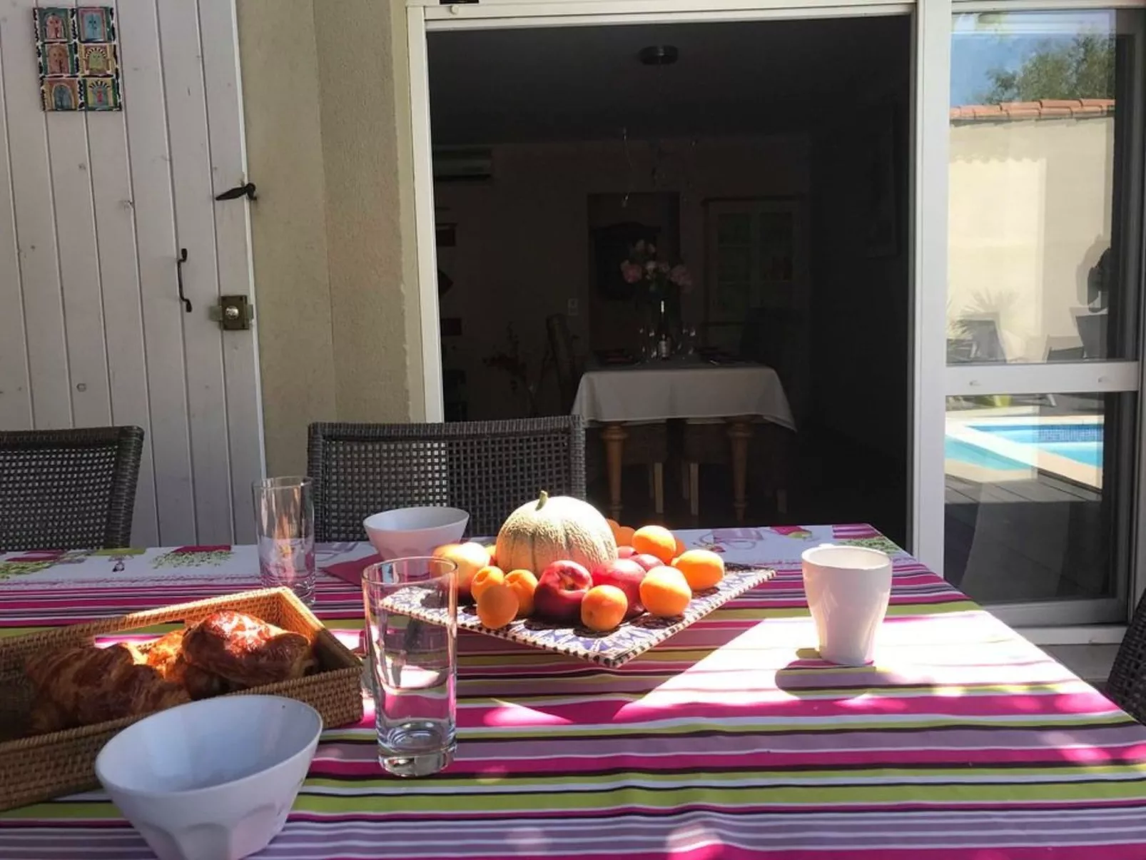 Mit eigenem Pool-Draußen