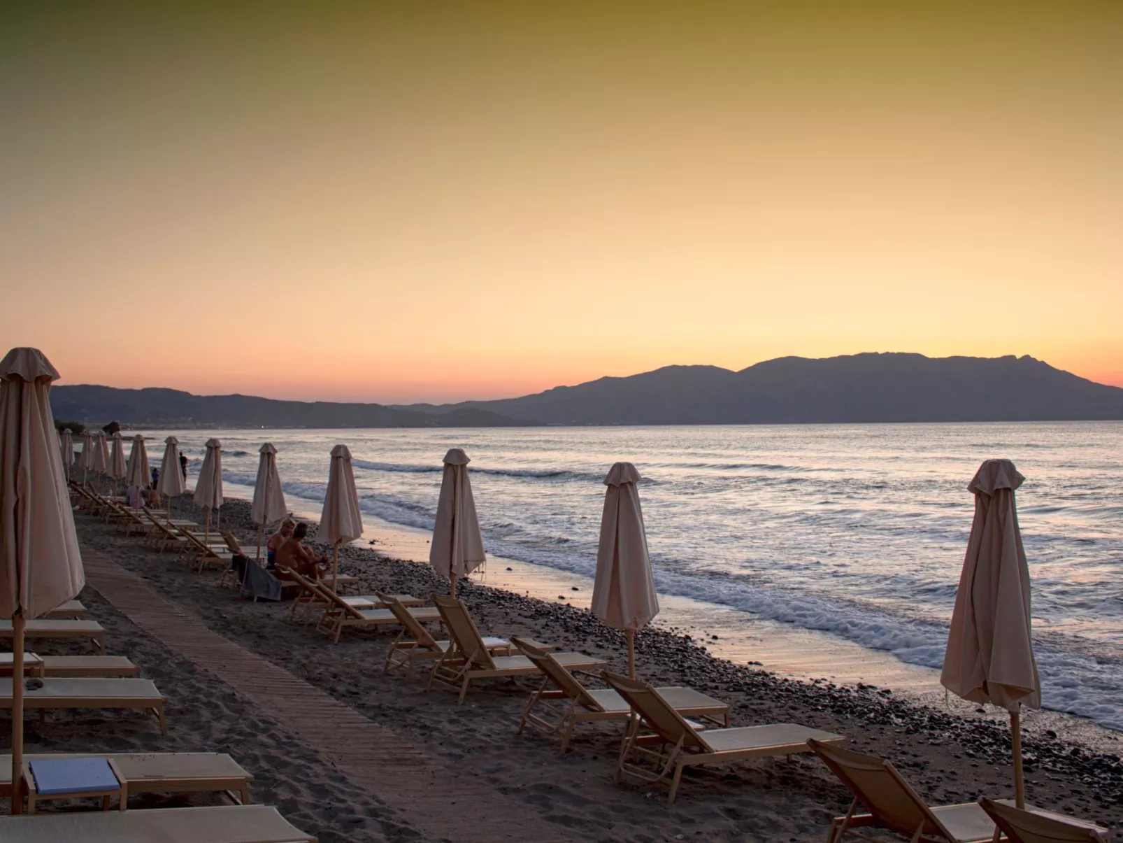 In Mithimna mit Privatem Pool-Draußen