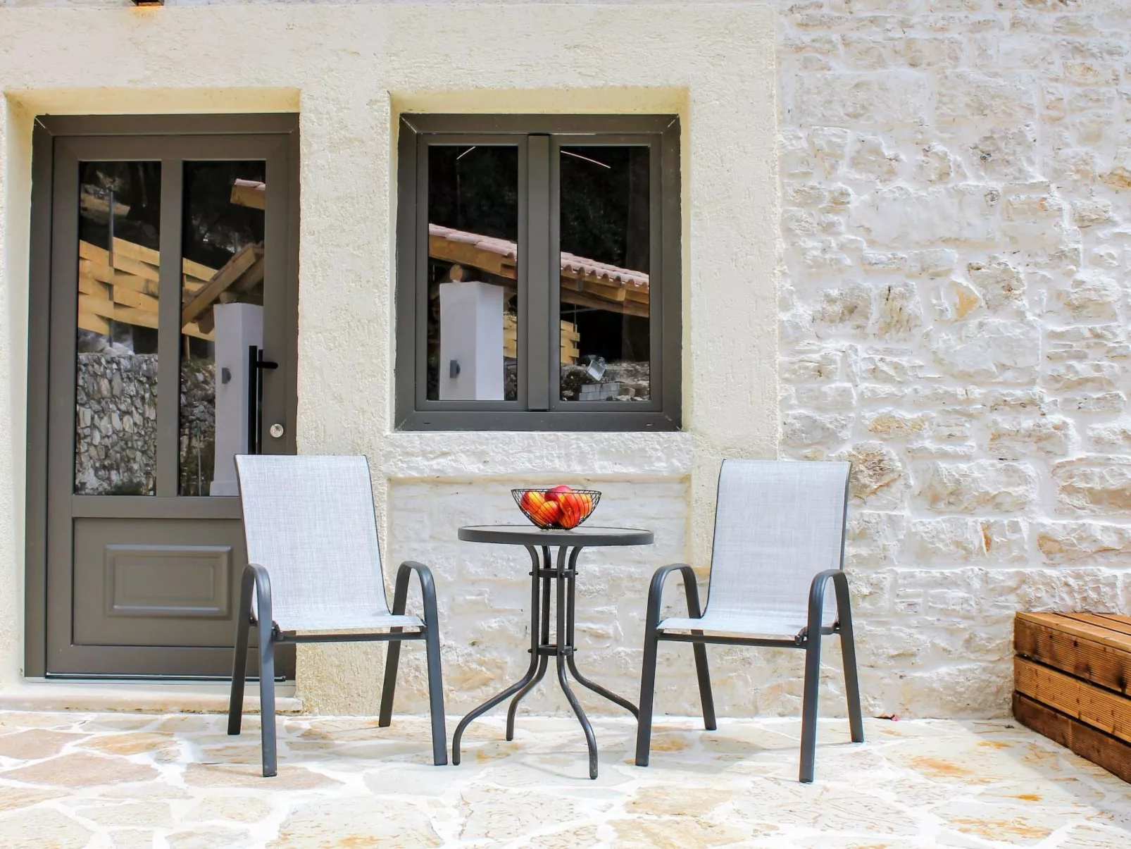 Villa Amfiliki in der Nähe der Agni-Bucht mit privatem Pool-Outside