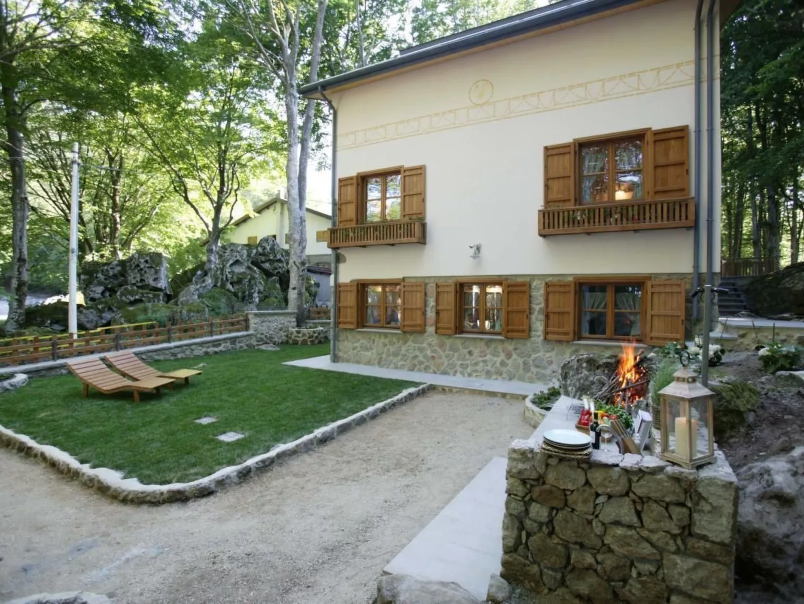 Berg "Chalet Galli" mit SPA-Outside