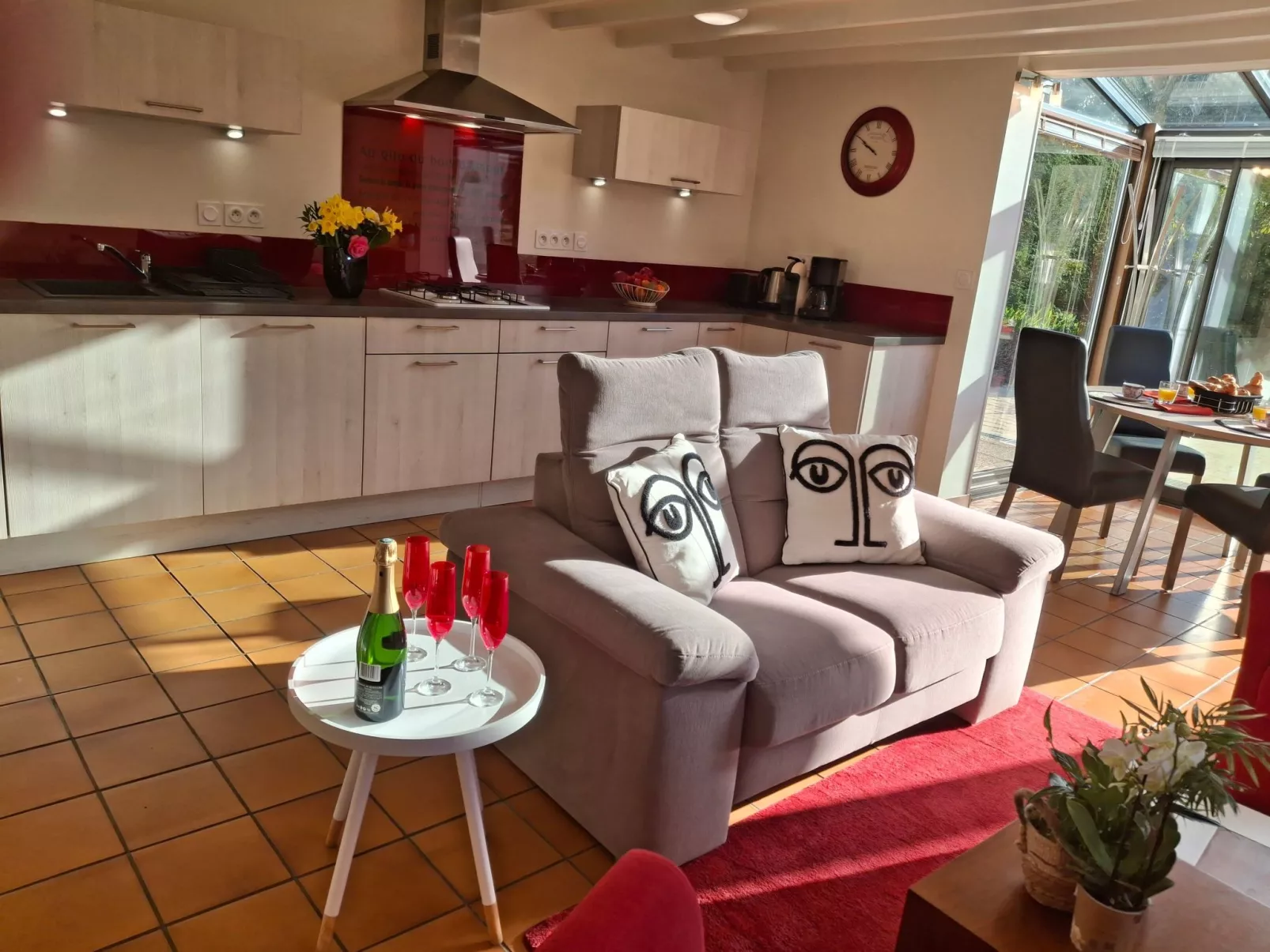 Chalet "gite du bois d'amour" (Hütte des Liebesh-Inside