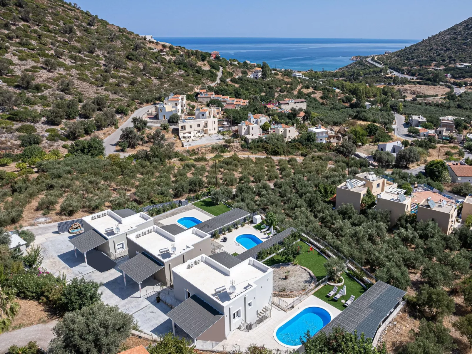 Haus in Vlichada mit tragbarem Barbecue-Dehors