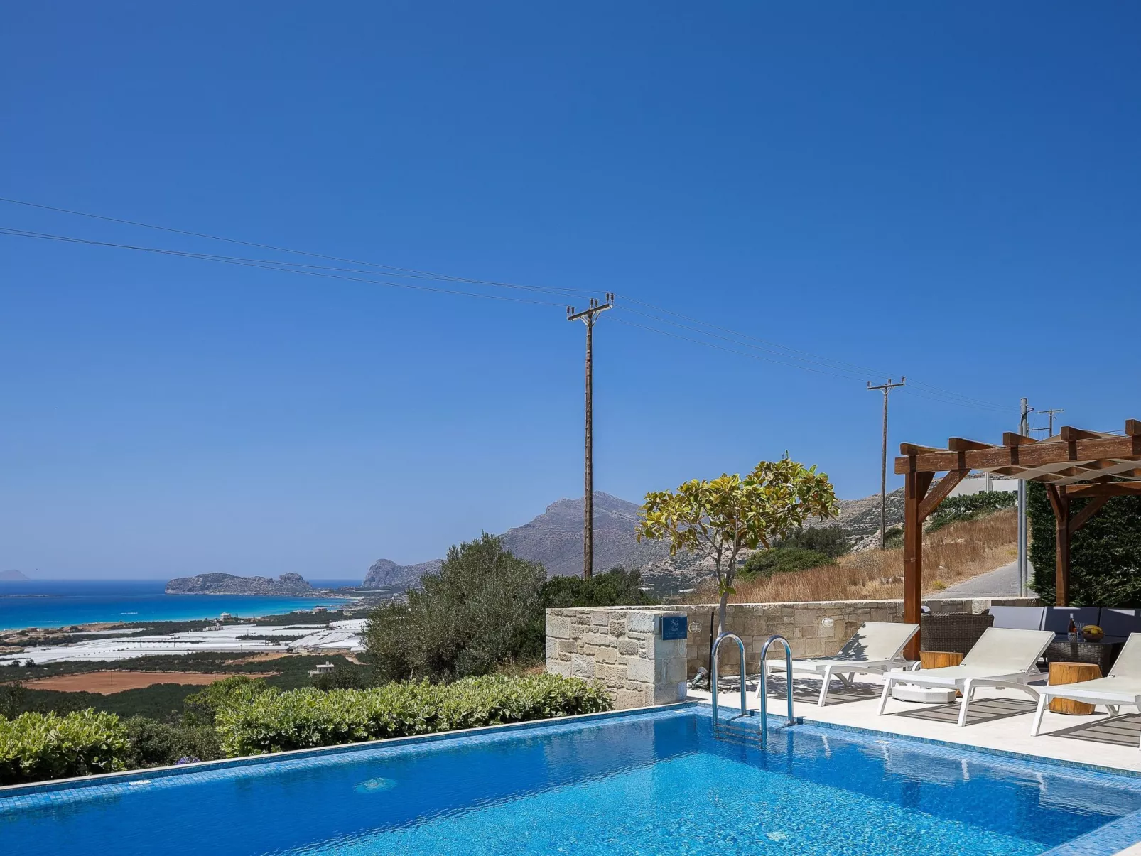 Villa Elpida I Meerblick, ''beheizter'' Pool-Dehors