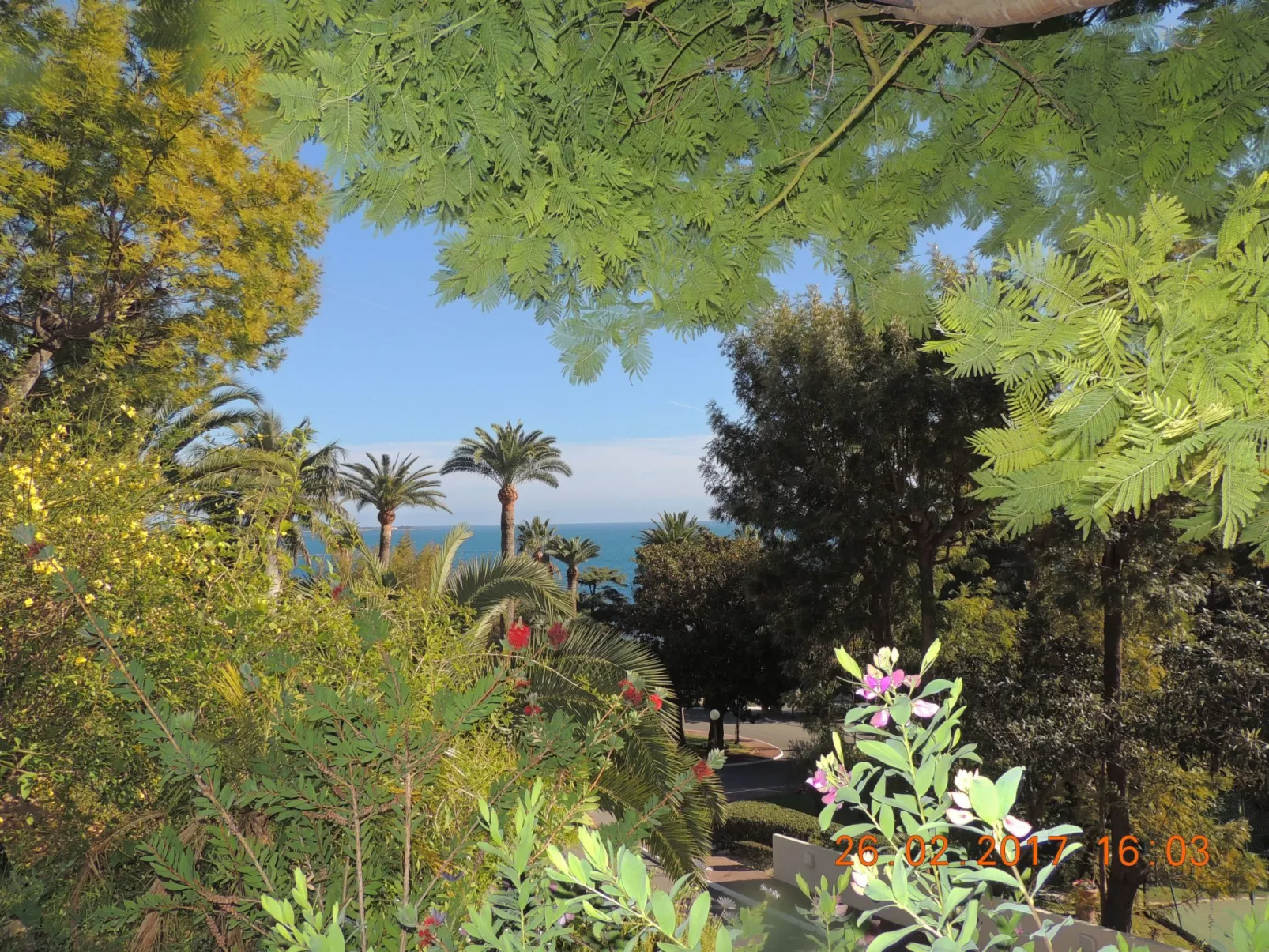 Studio Vue mer standing proche Cannes-Draußen