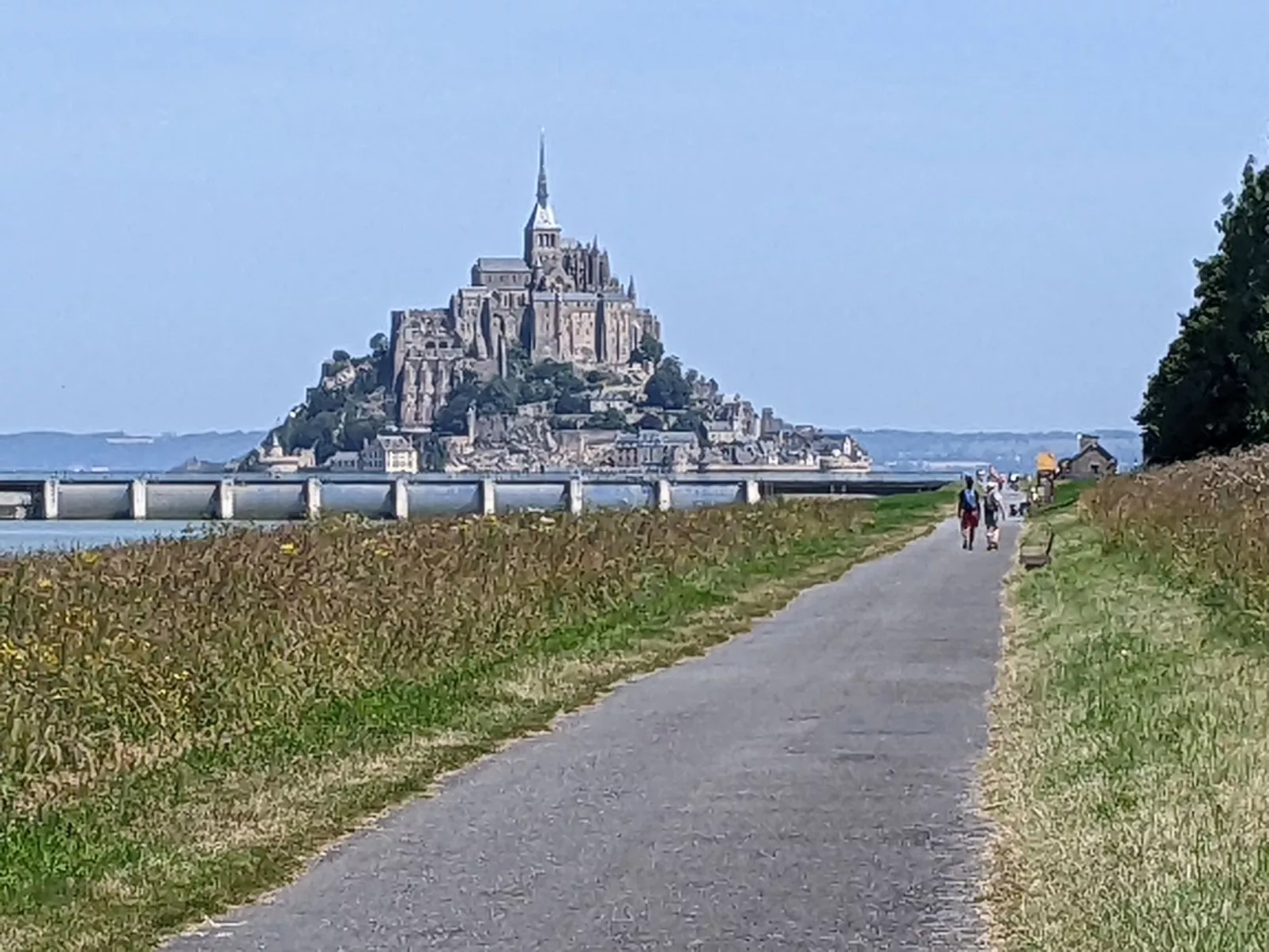 Gite Pamphilienne mit Blick auf Mont Saint Michel-Dehors