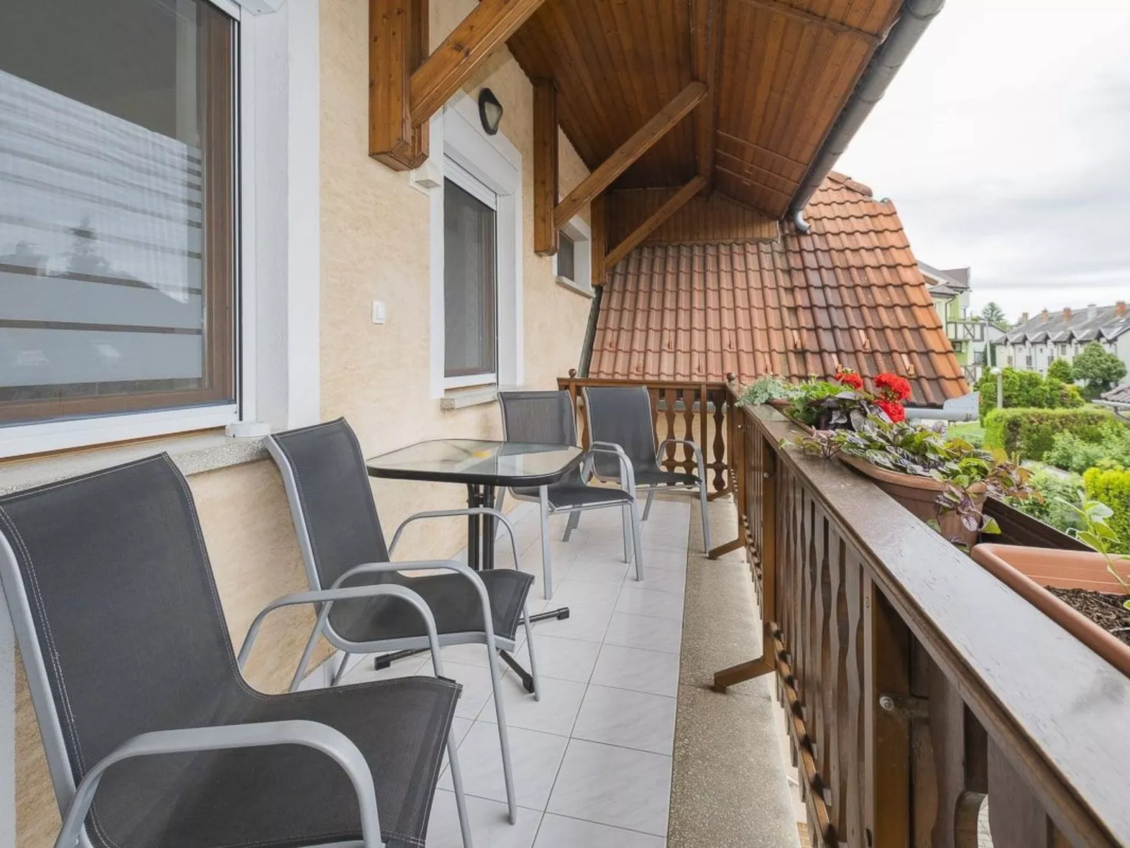 Familien Appartement Nr.4 Ács Apartman Hévíz-Drinnen