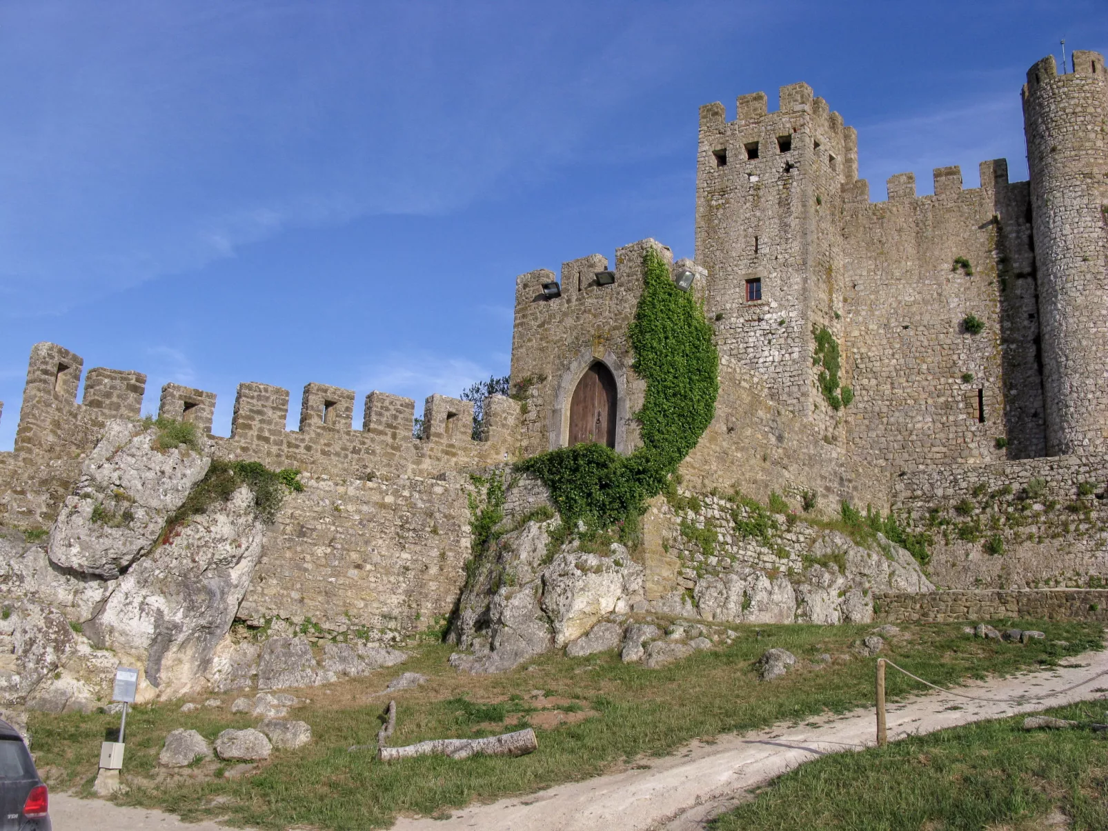 Historisches Haus in der Nähe des historischen Dorfes von Óbidos-Environnement