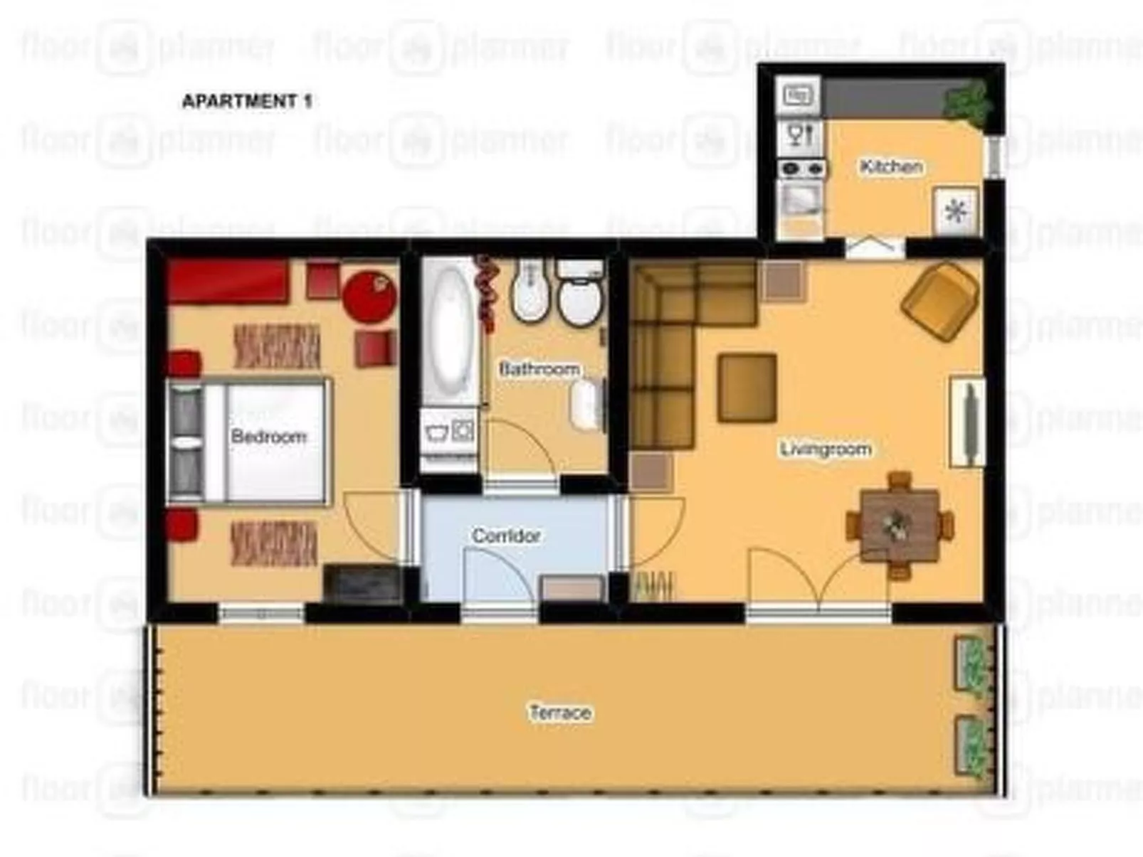 Trogir Yellow House A1-Image-tags.info