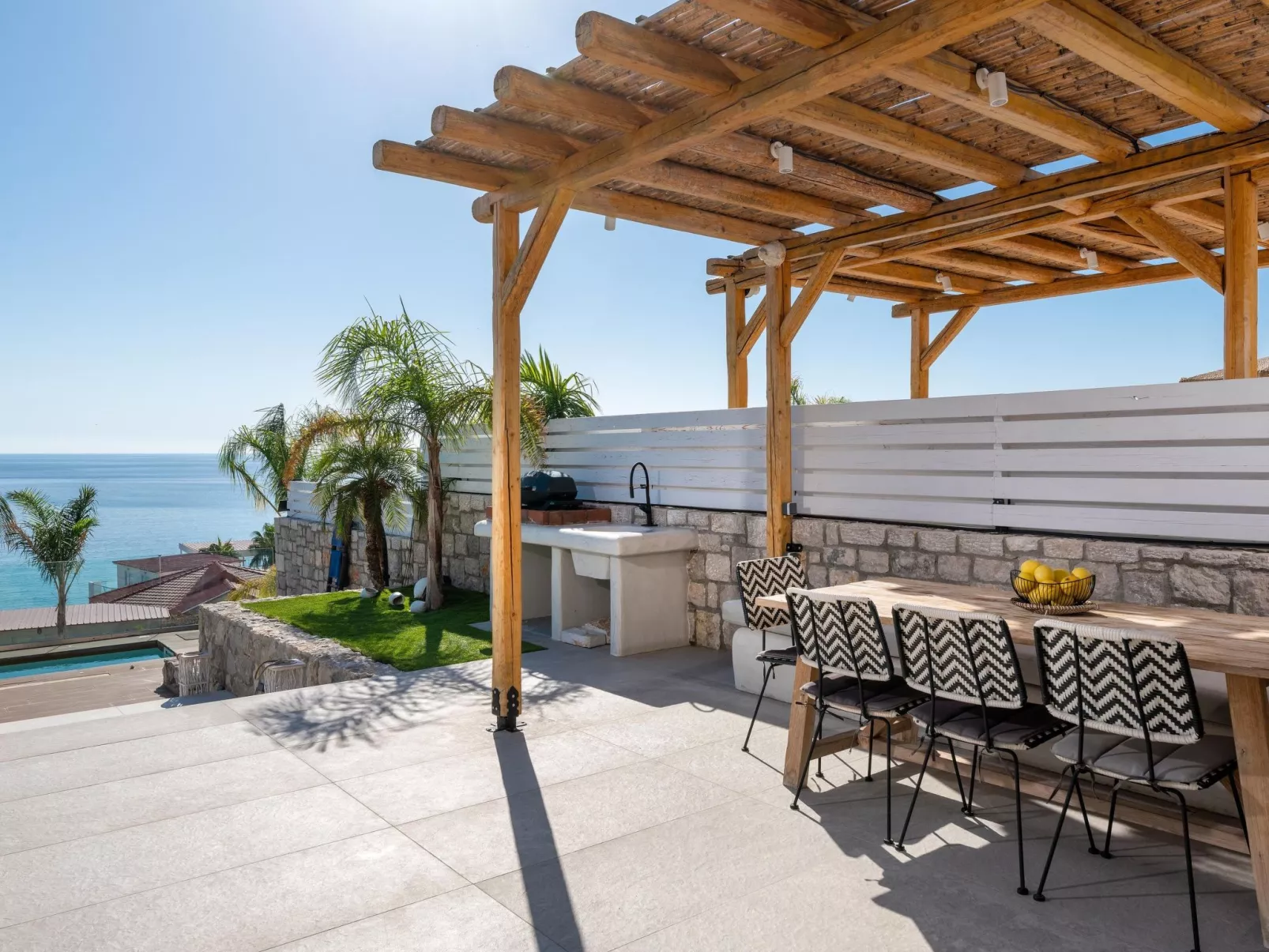 Ferienvilla Lido Blue in Strandnähe-Dehors