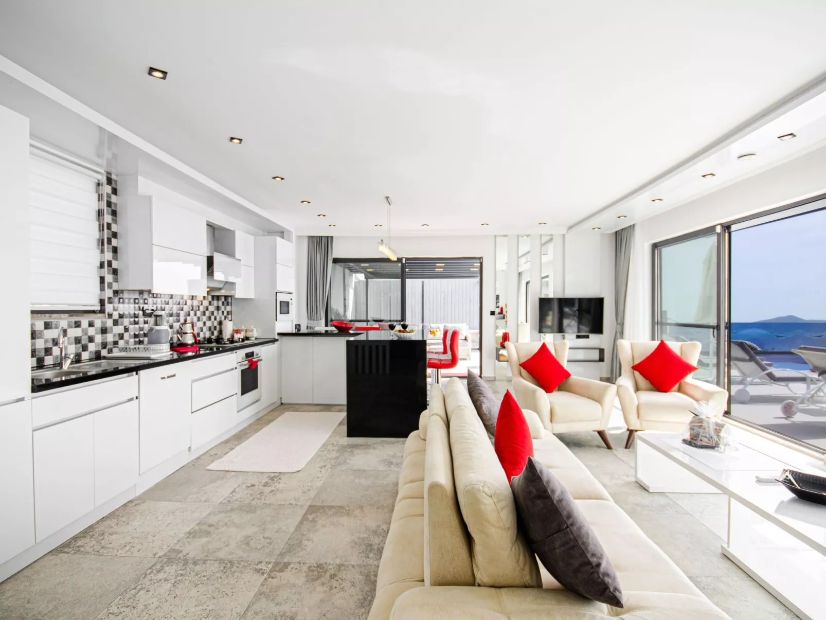 Moderne Villa-Inside