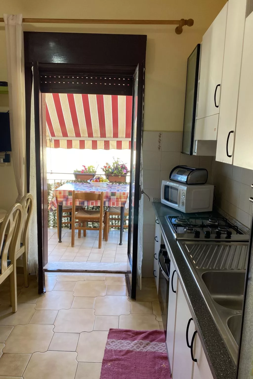 Wohnung an der Scala dei Turchi-Drinnen