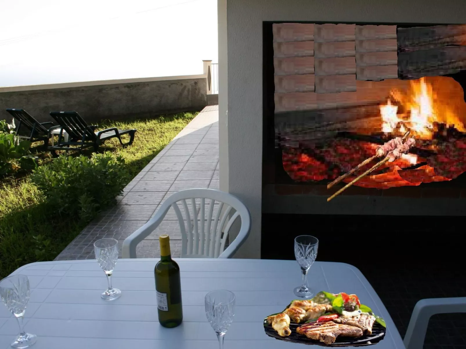 Der Rosenschlauch-Outside