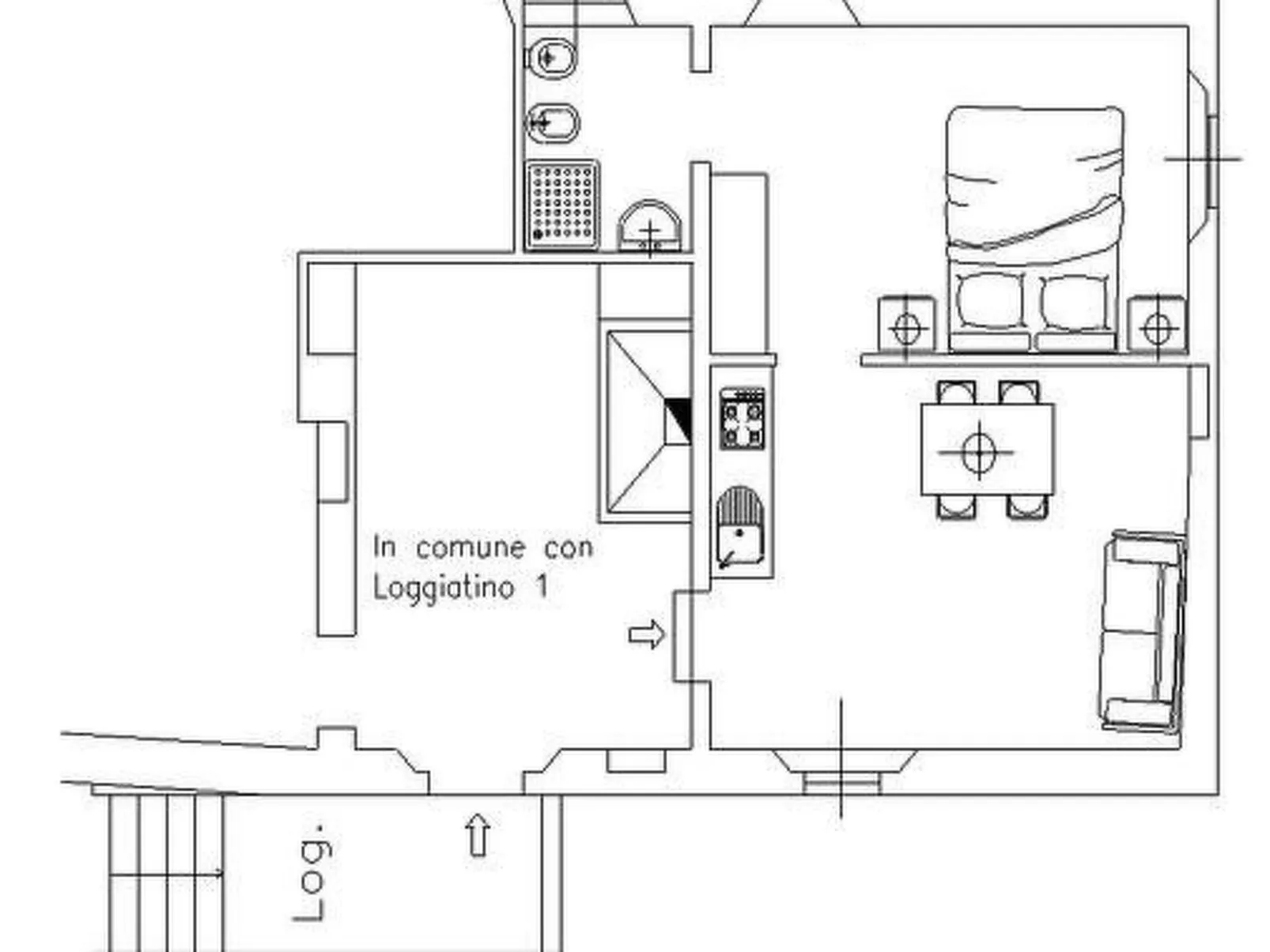 "Santinovo Loggia 2-Inside