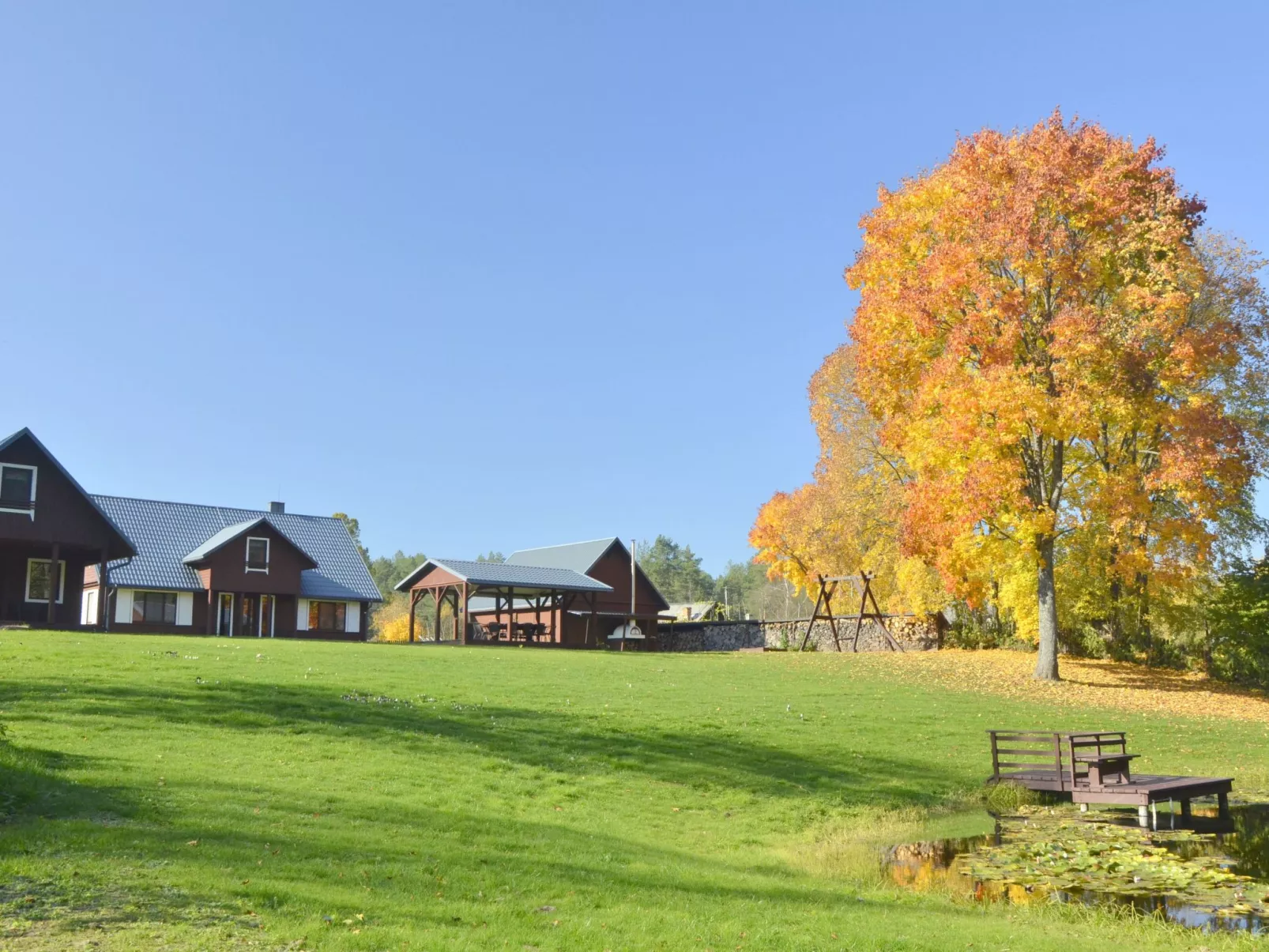 Charmante Waldvilla Dzukijos Uoga am See