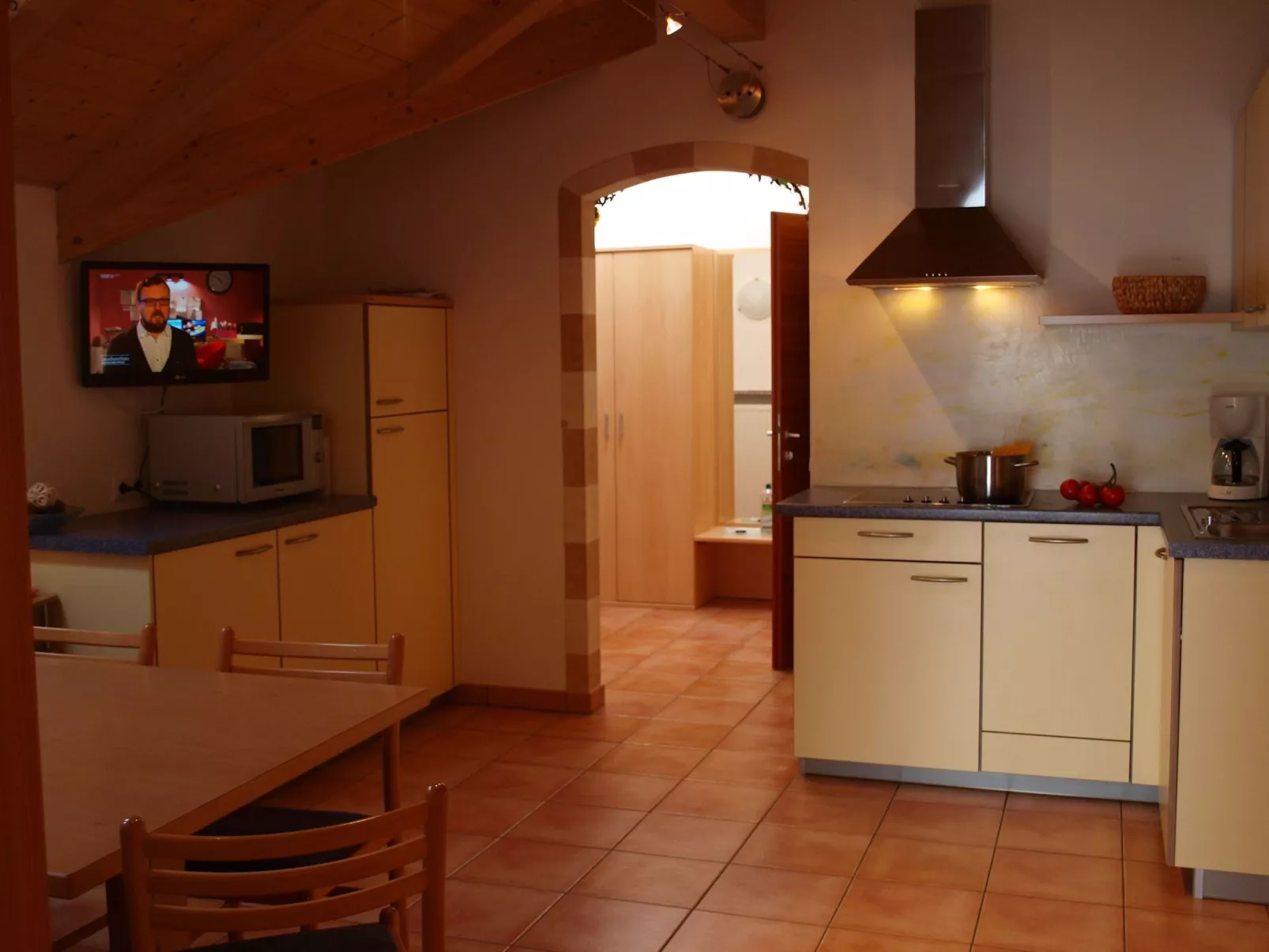 Kerschbamerhof Fewo Pink Lady mit Panoramablick-Drinnen