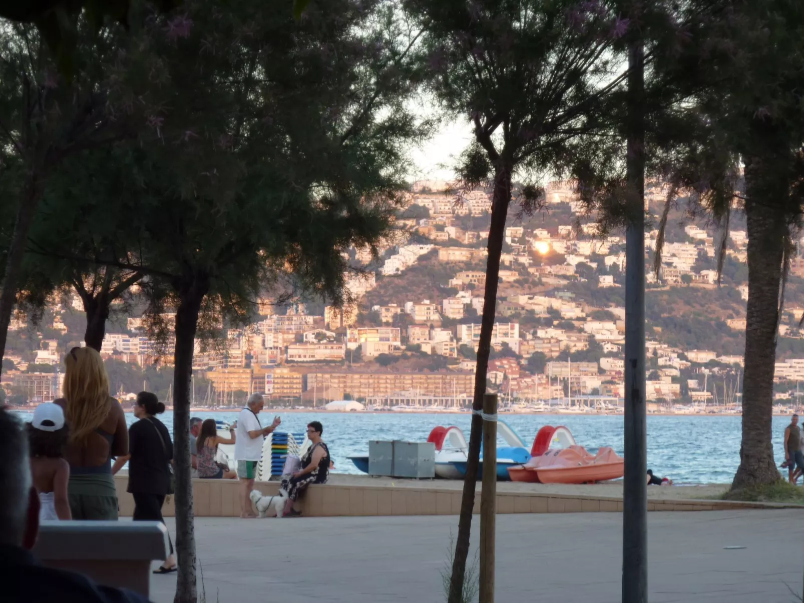 Bucht von Rosas Katalonien Spanien-Dehors