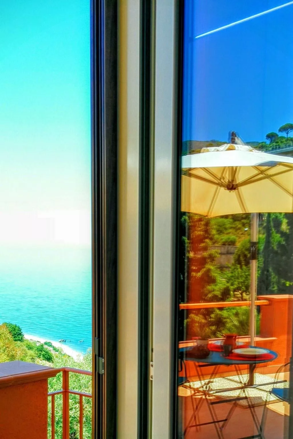 Terramare' Wohnung mit Wasserblick-Dehors