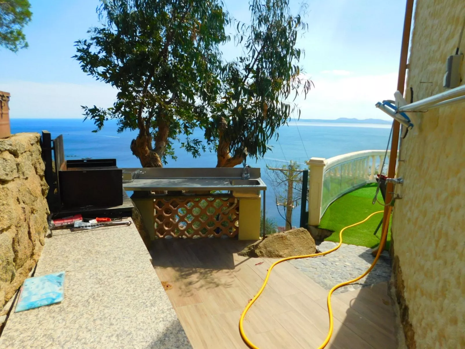 Mit einzigartigem Meerblick-Dehors