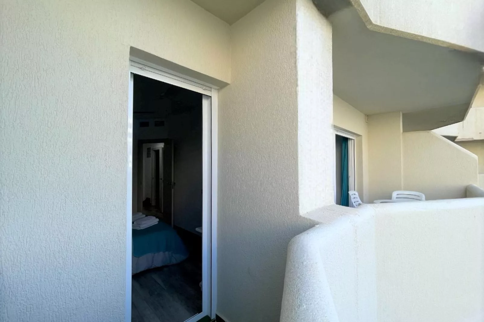 Apartamento con terraza y vistas a playa Benalmádena-Terrassenbalkon