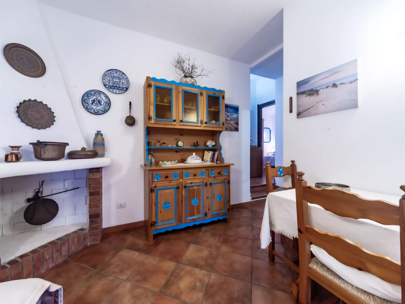 Haus in Costa Rei mit Terrasse, Garten und Grill-Dedans