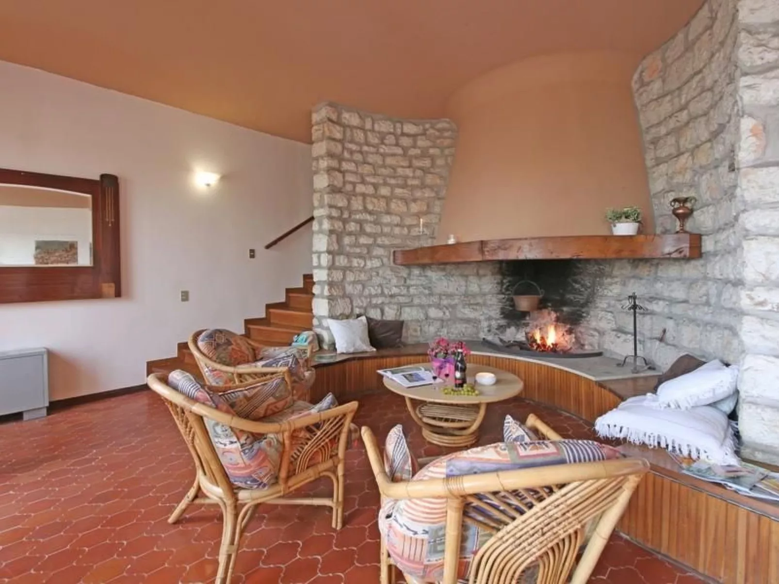 Appartement in Villaggio Sanghen mit Garten, Terrasse und gemeinsamem Pool-Inside