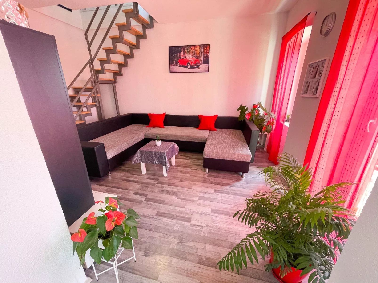 Gemütliches Appartement in Crikvenica mit Terrasse und Stadtblick und Nah am St-Inside