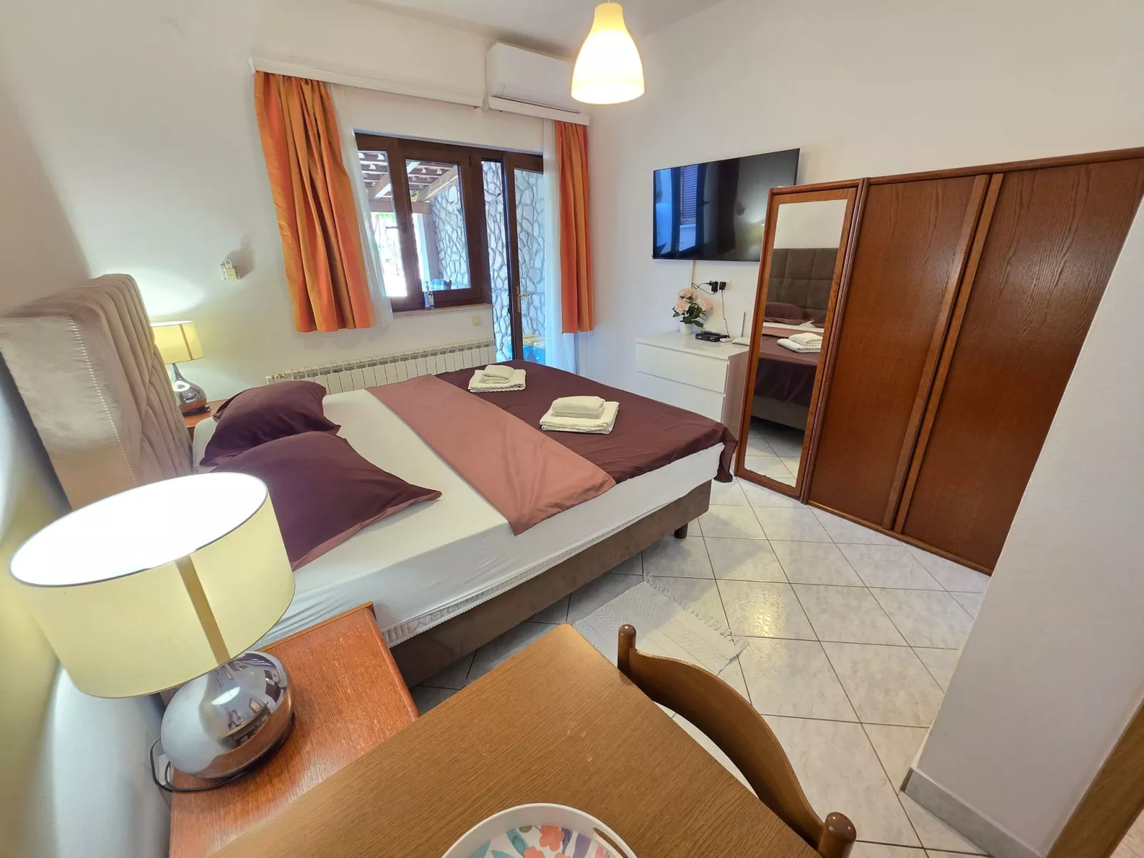 Studio-Apartment mit Terrasse-Dedans