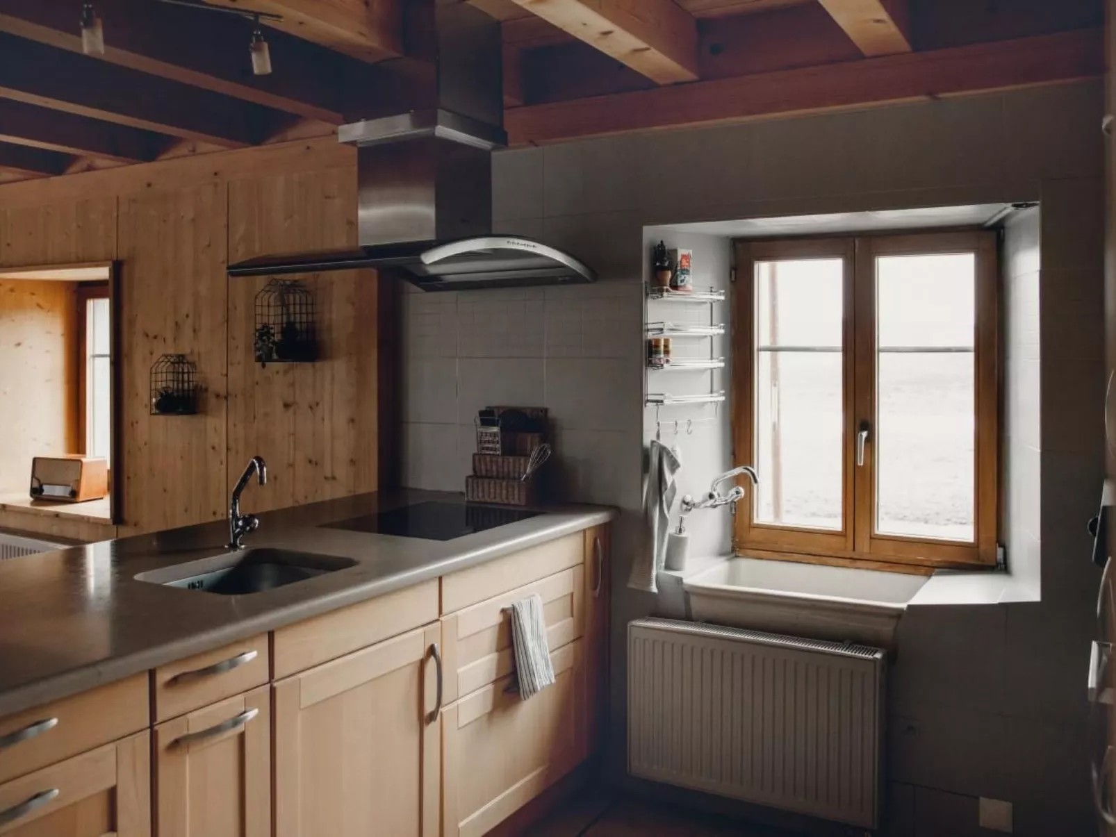 Wohnung in altem, renoviertem Bauernhaus-Drinnen